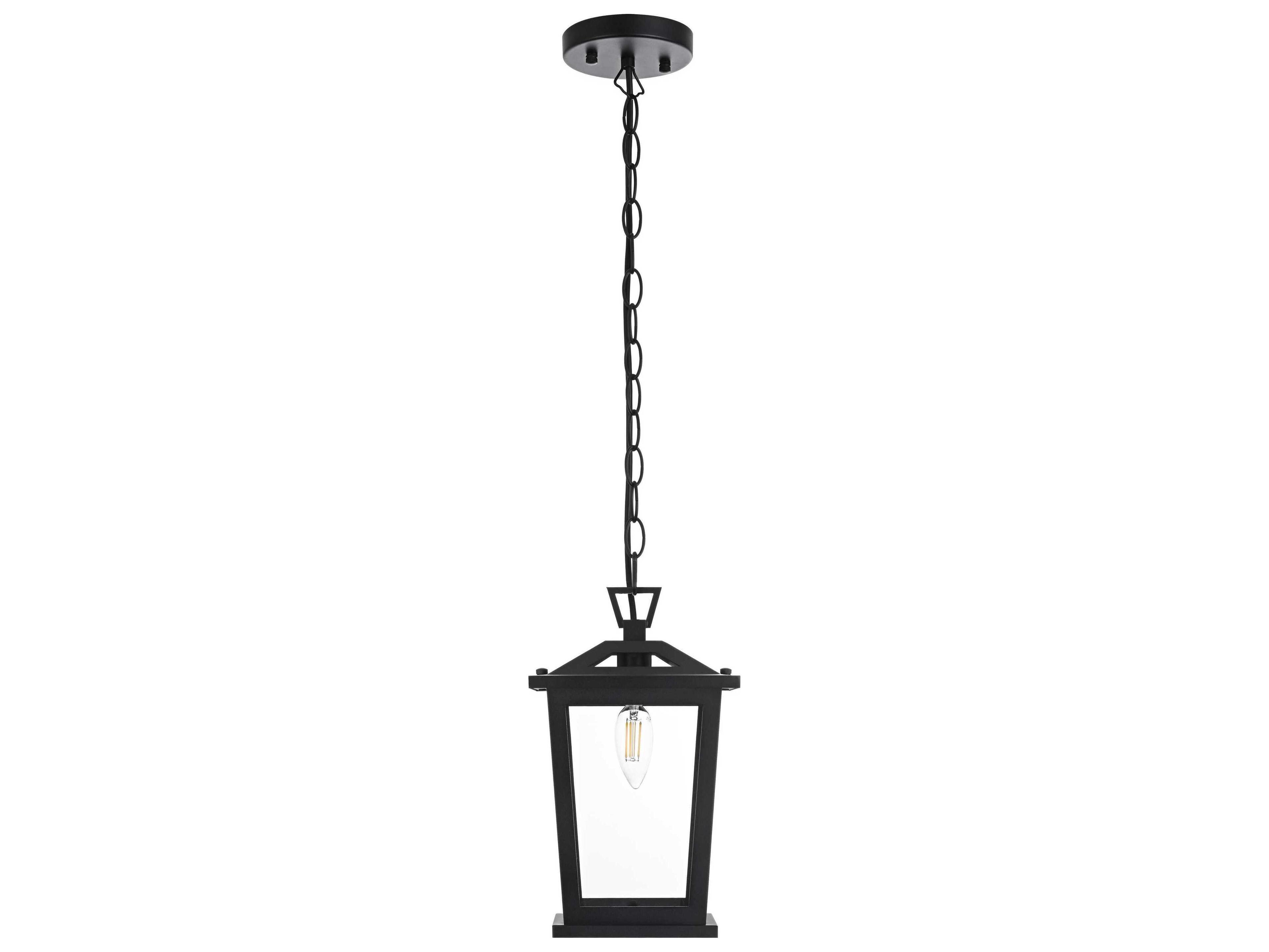 Elegant Lighting Berks 1-Light Outdoor Hanging Light