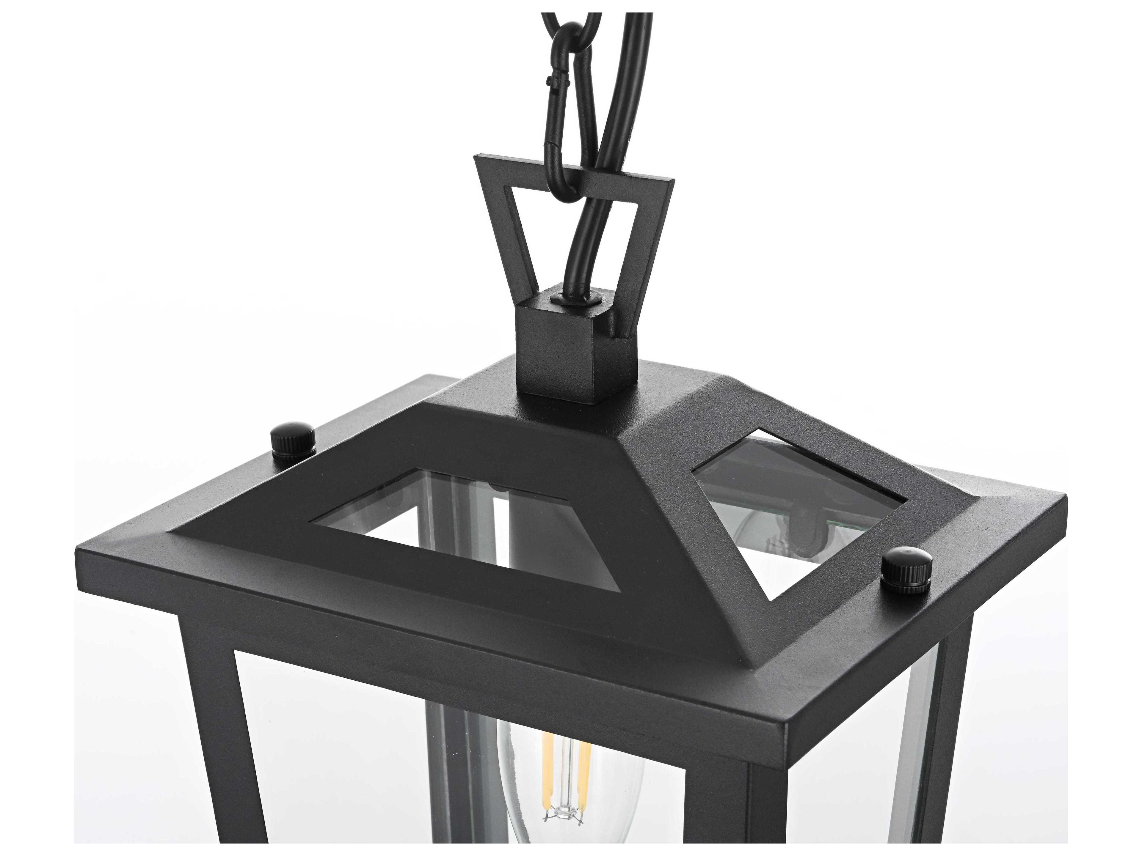 Elegant Lighting Berks 1-Light Outdoor Hanging Light