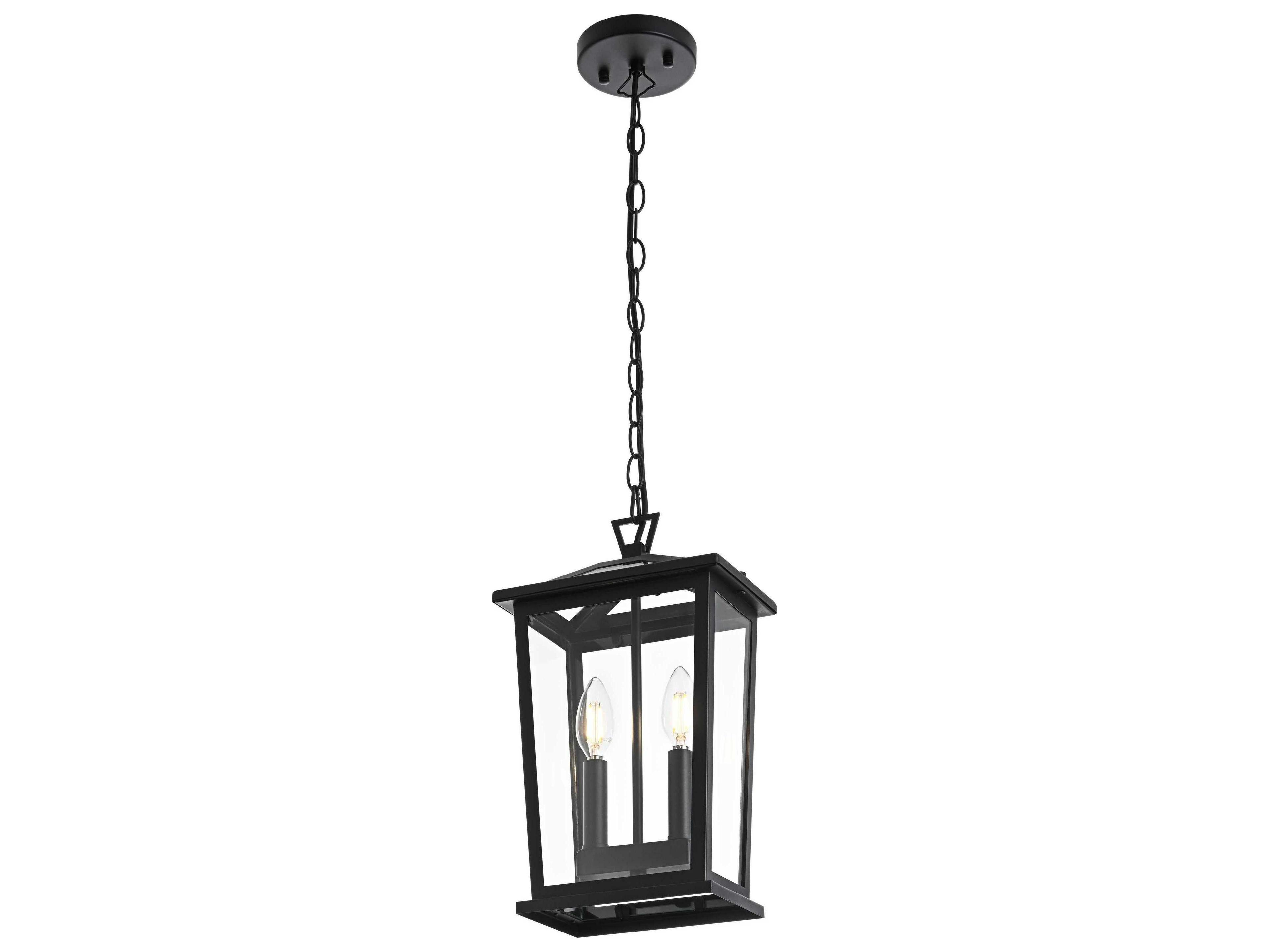 Elegant Lighting Berks 2-Light Outdoor Hanging Light