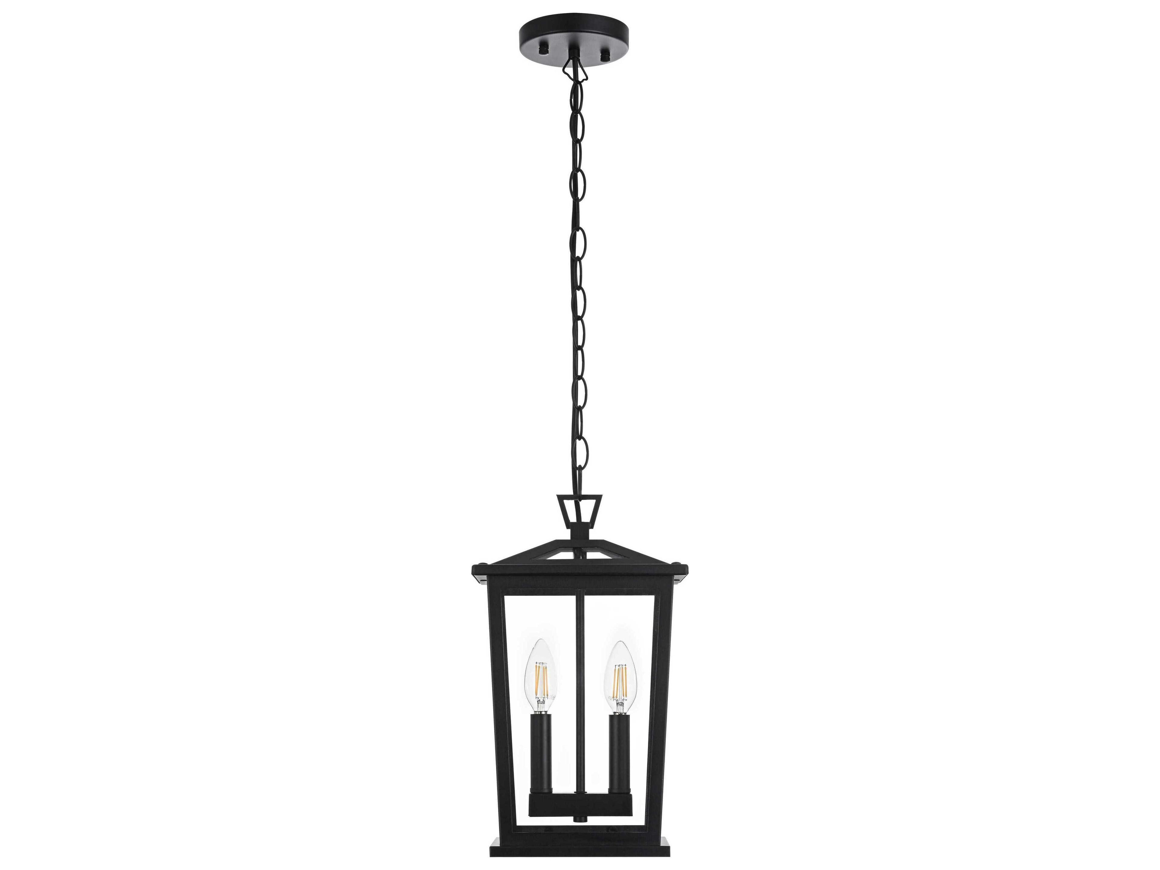 Elegant Lighting Berks 2-Light Outdoor Hanging Light