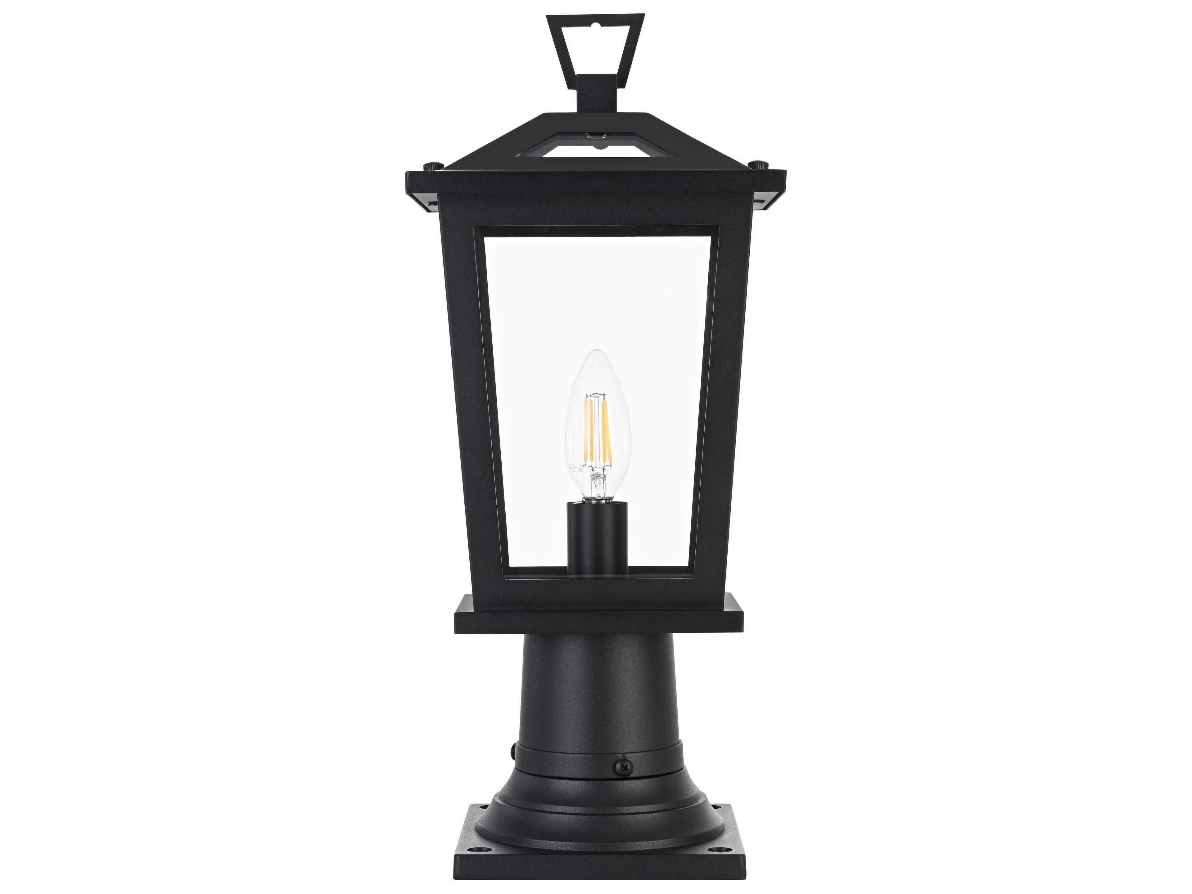 Elegant Lighting Berks 1-Light Outdoor Post Light