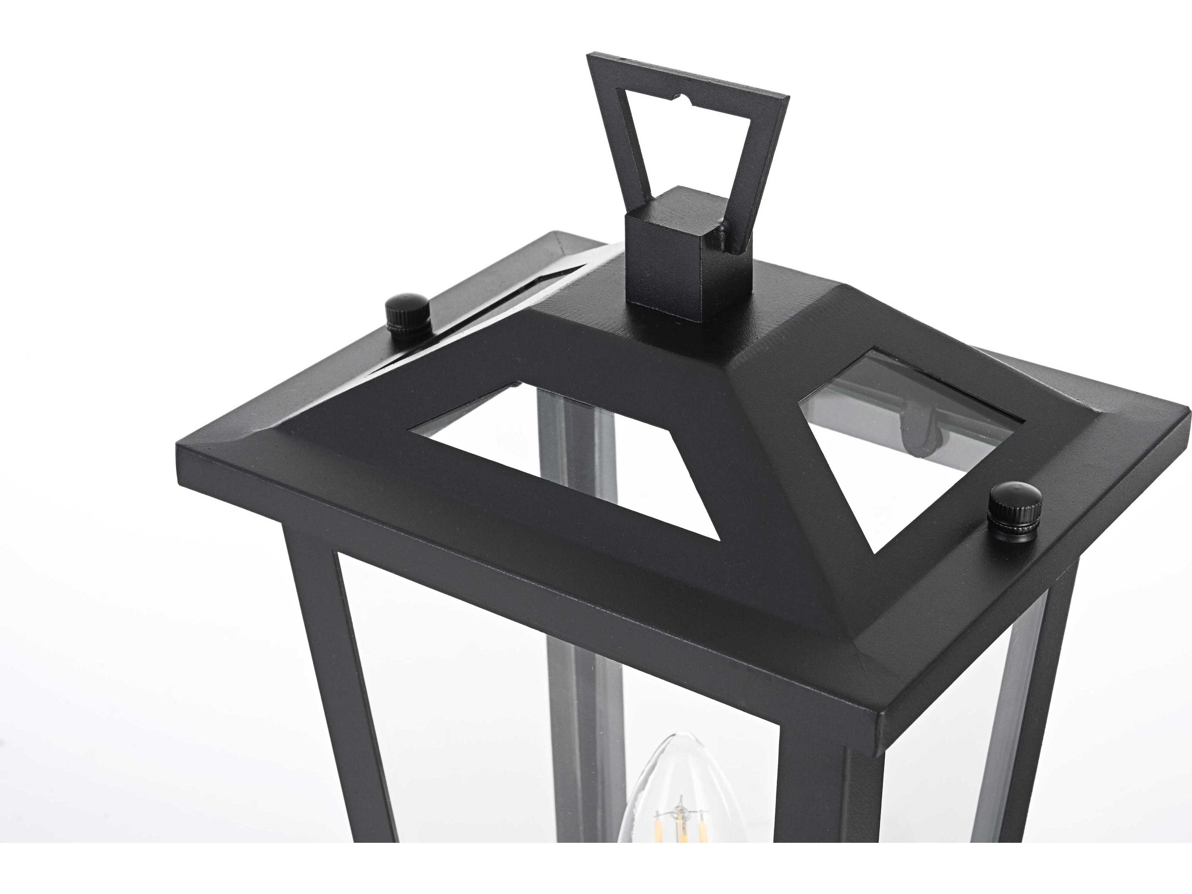 Elegant Lighting Berks 1-Light Outdoor Post Light