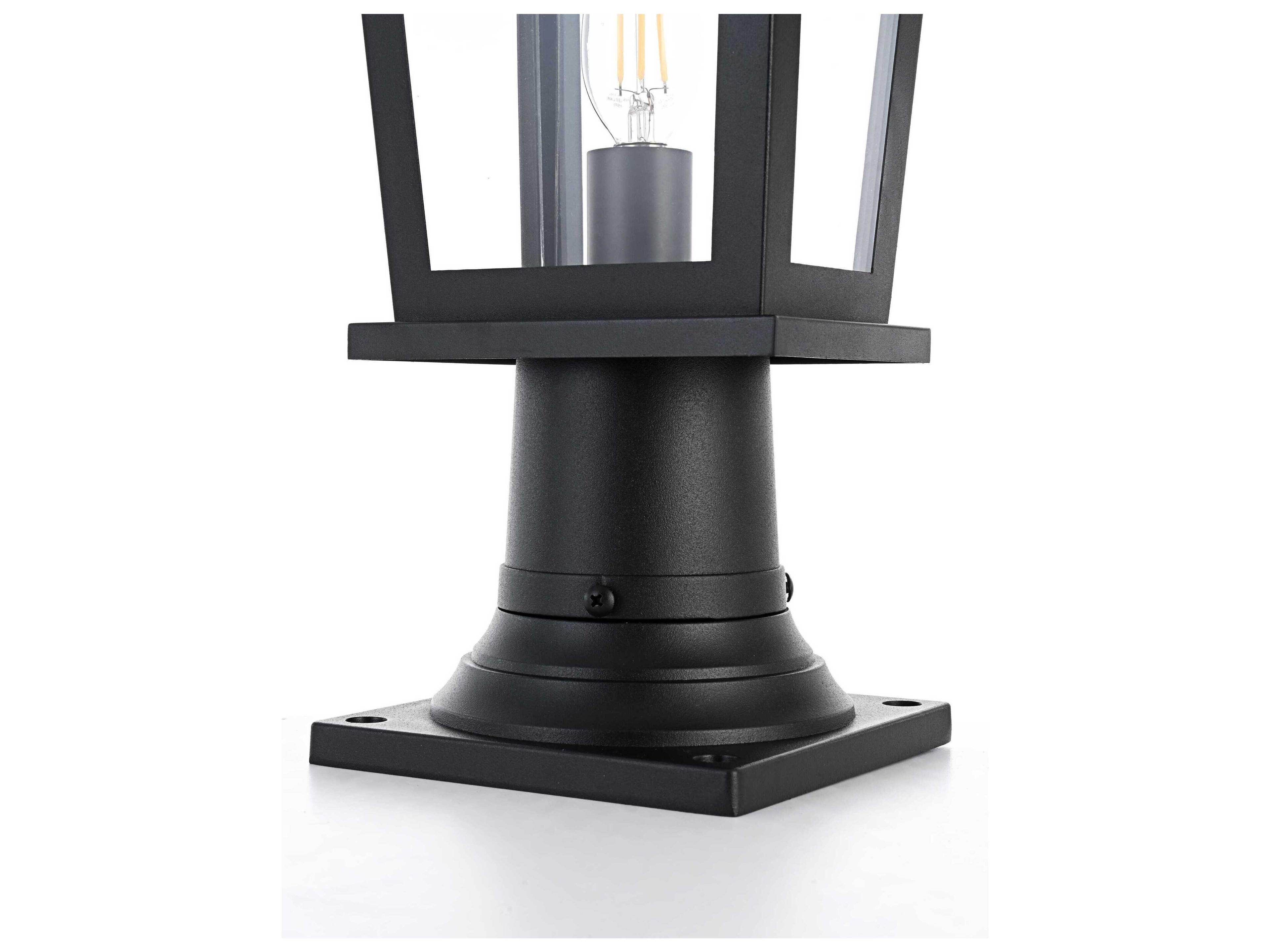 Elegant Lighting Berks 1-Light Outdoor Post Light