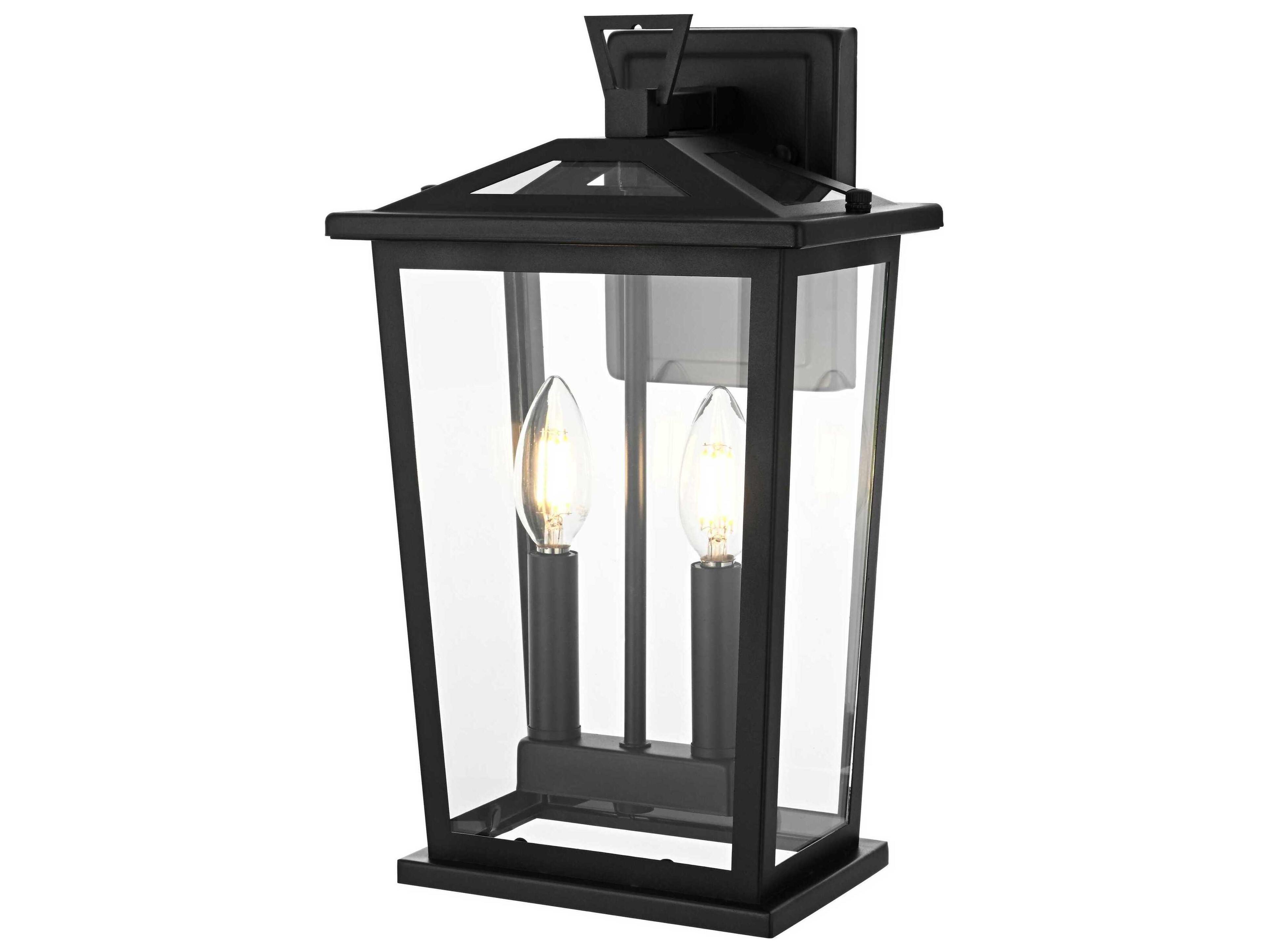 Elegant Lighting Berks 2-Light Outdoor Wall Light