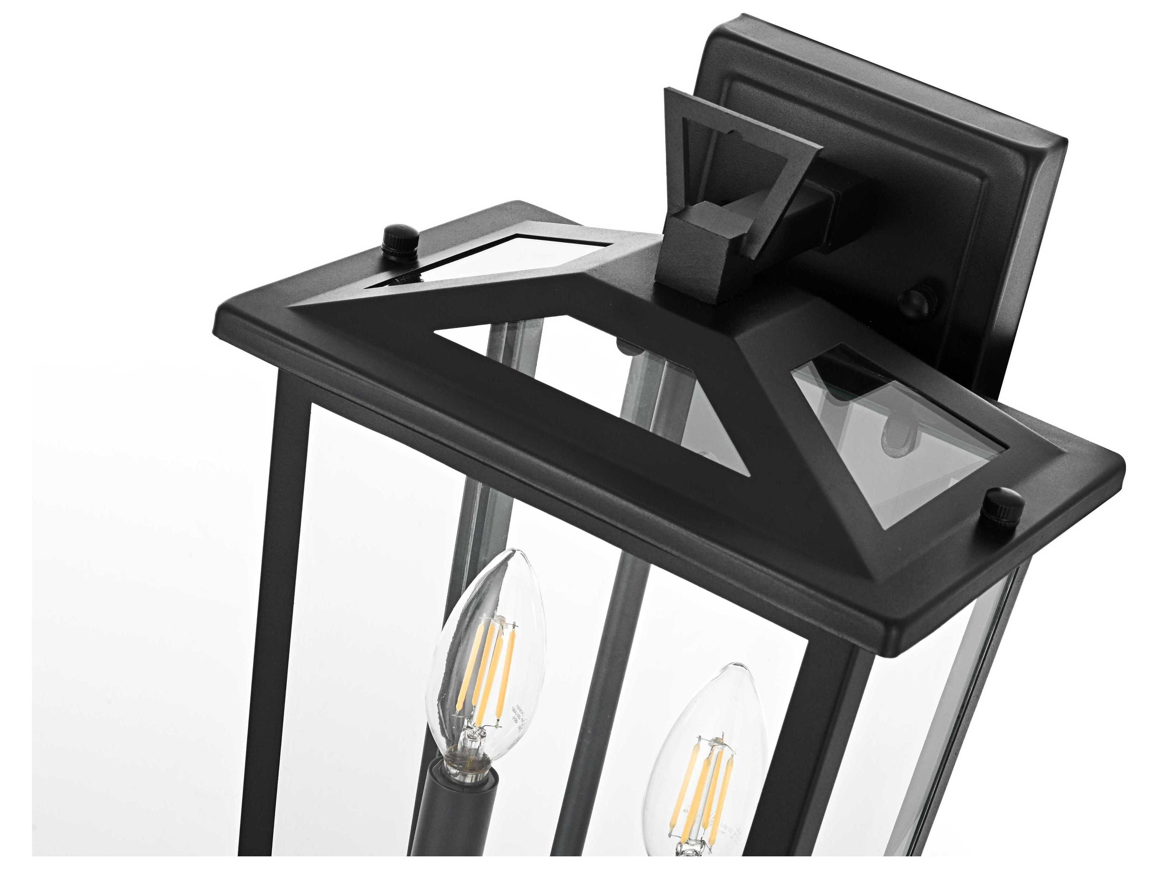 Elegant Lighting Berks 2-Light Outdoor Wall Light