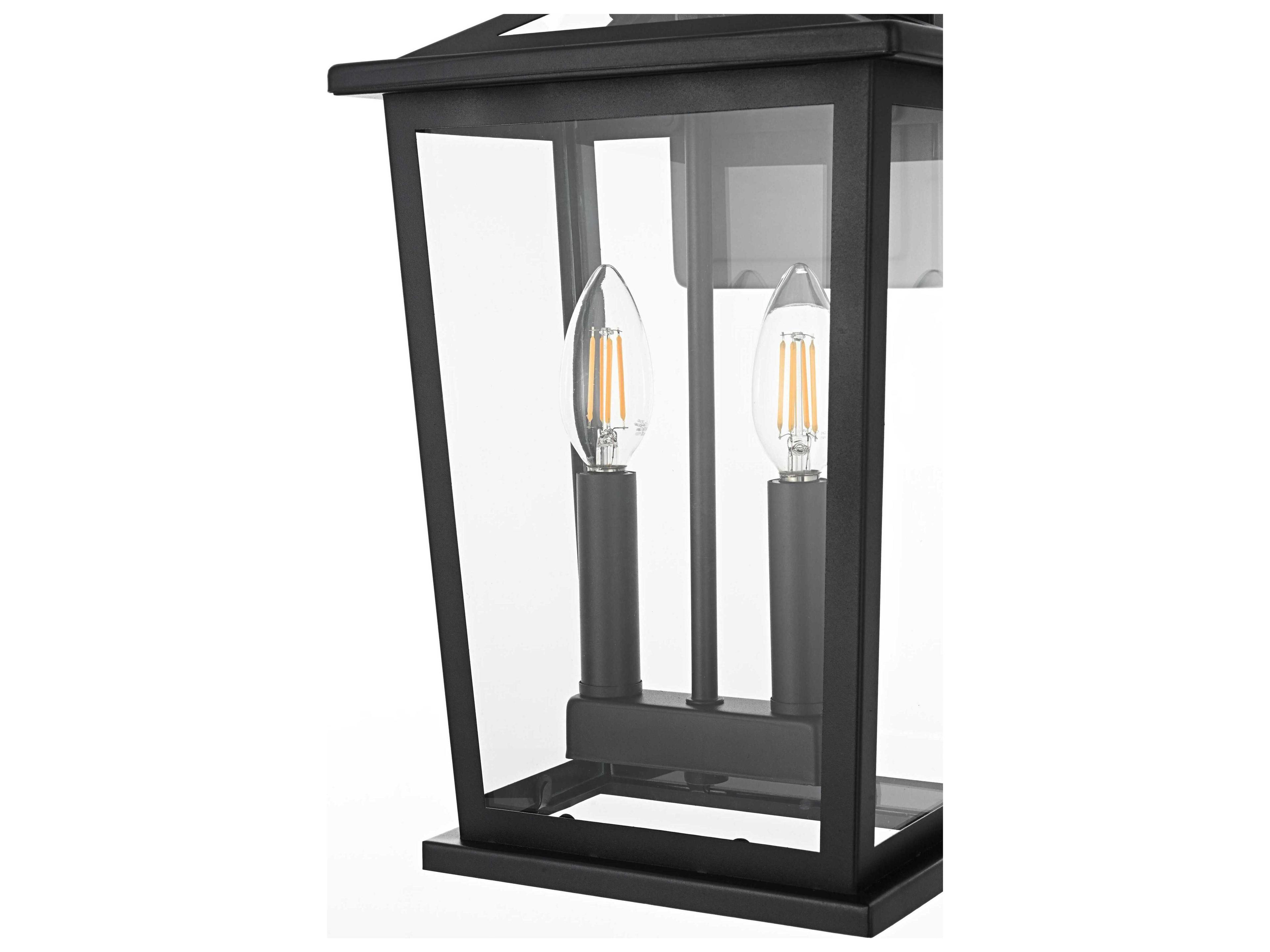 Elegant Lighting Berks 2-Light Outdoor Wall Light