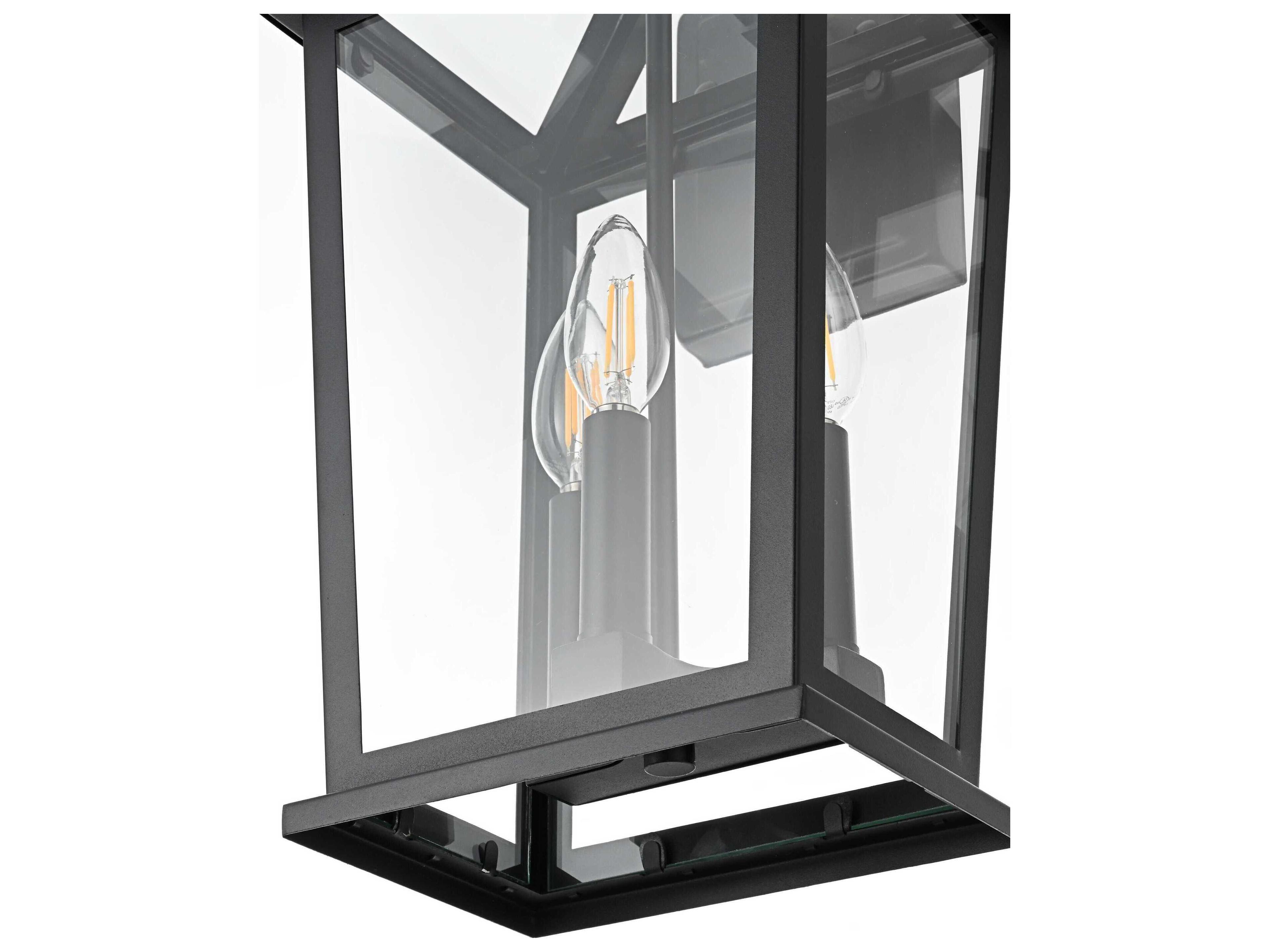 Elegant Lighting Berks 3-Light Outdoor Wall Light