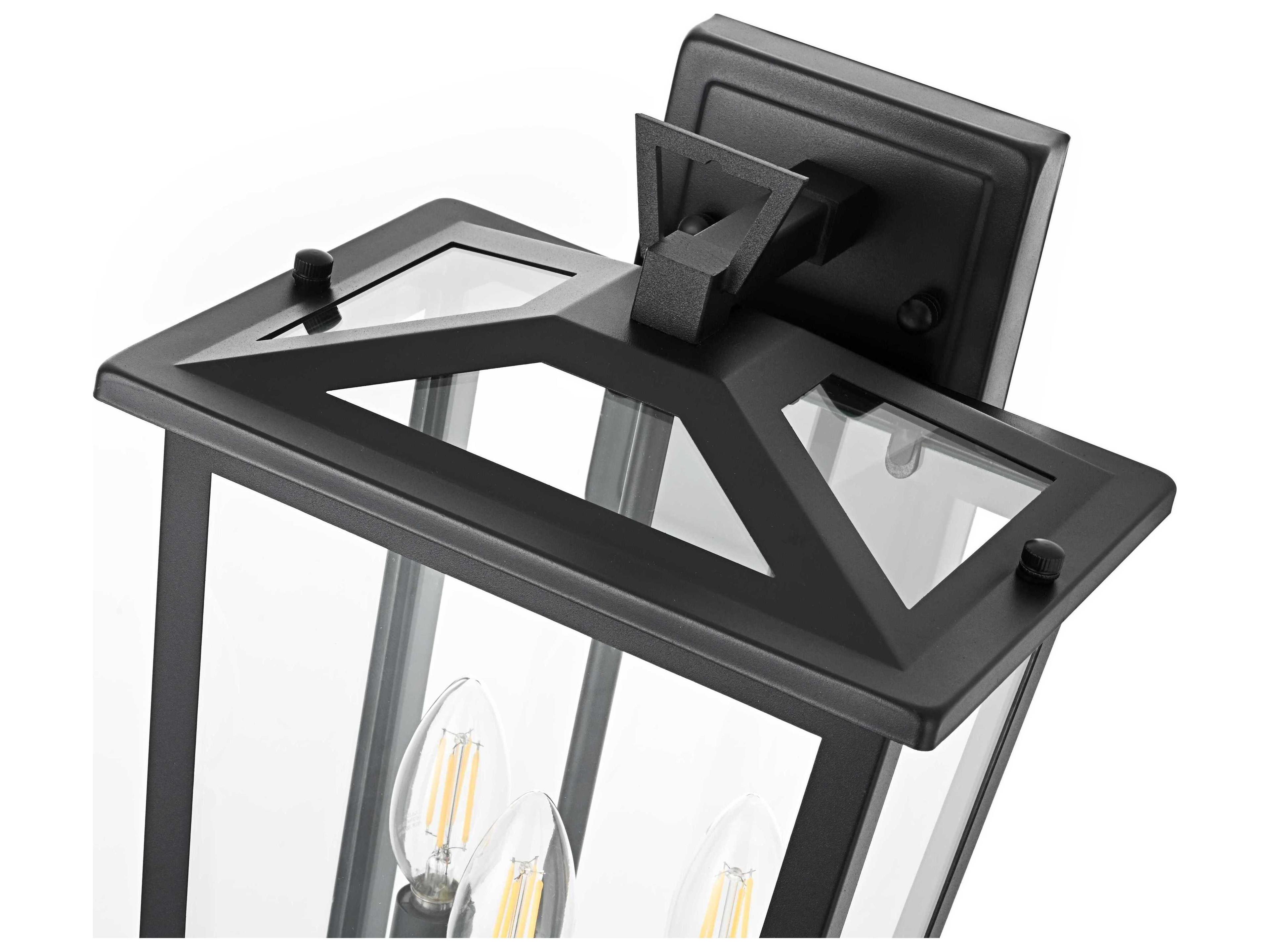 Elegant Lighting Berks 3-Light Outdoor Wall Light