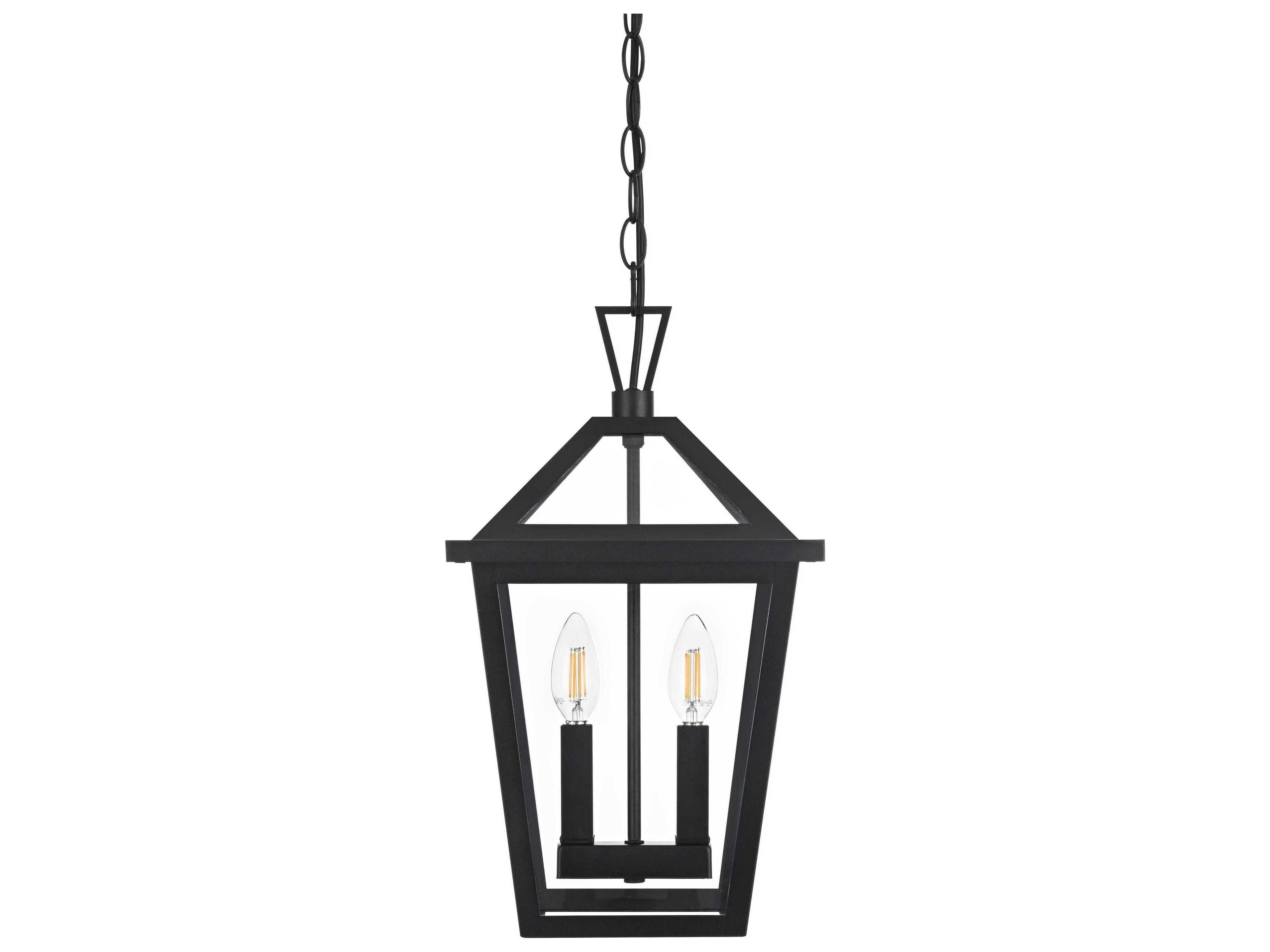 Elegant Lighting Frankford 2-Light Outdoor Hanging Light