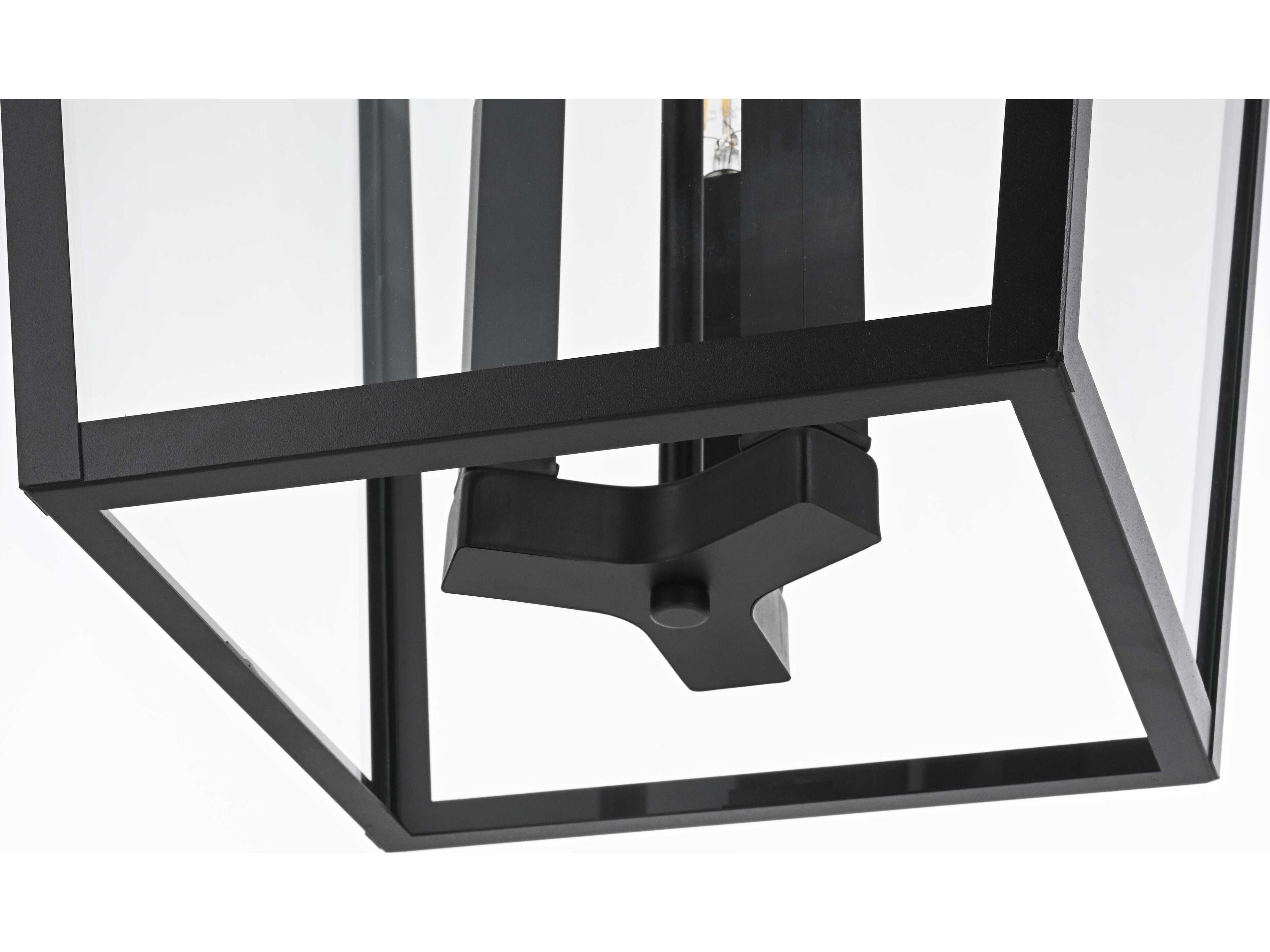 Elegant Lighting Oxford 3-Light Outdoor Hanging Light