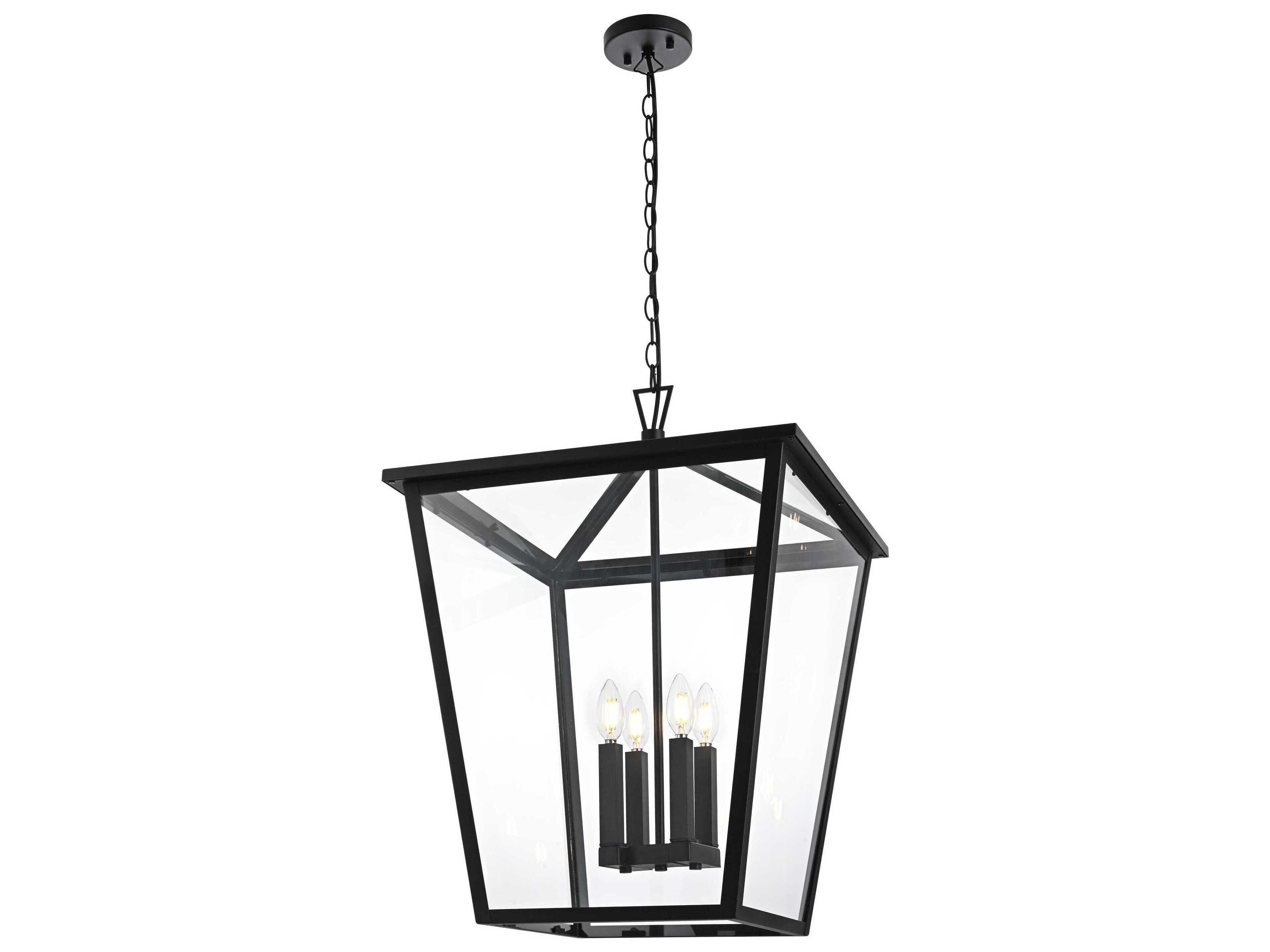 Elegant Lighting Oxford 4-Light Outdoor Hanging Light