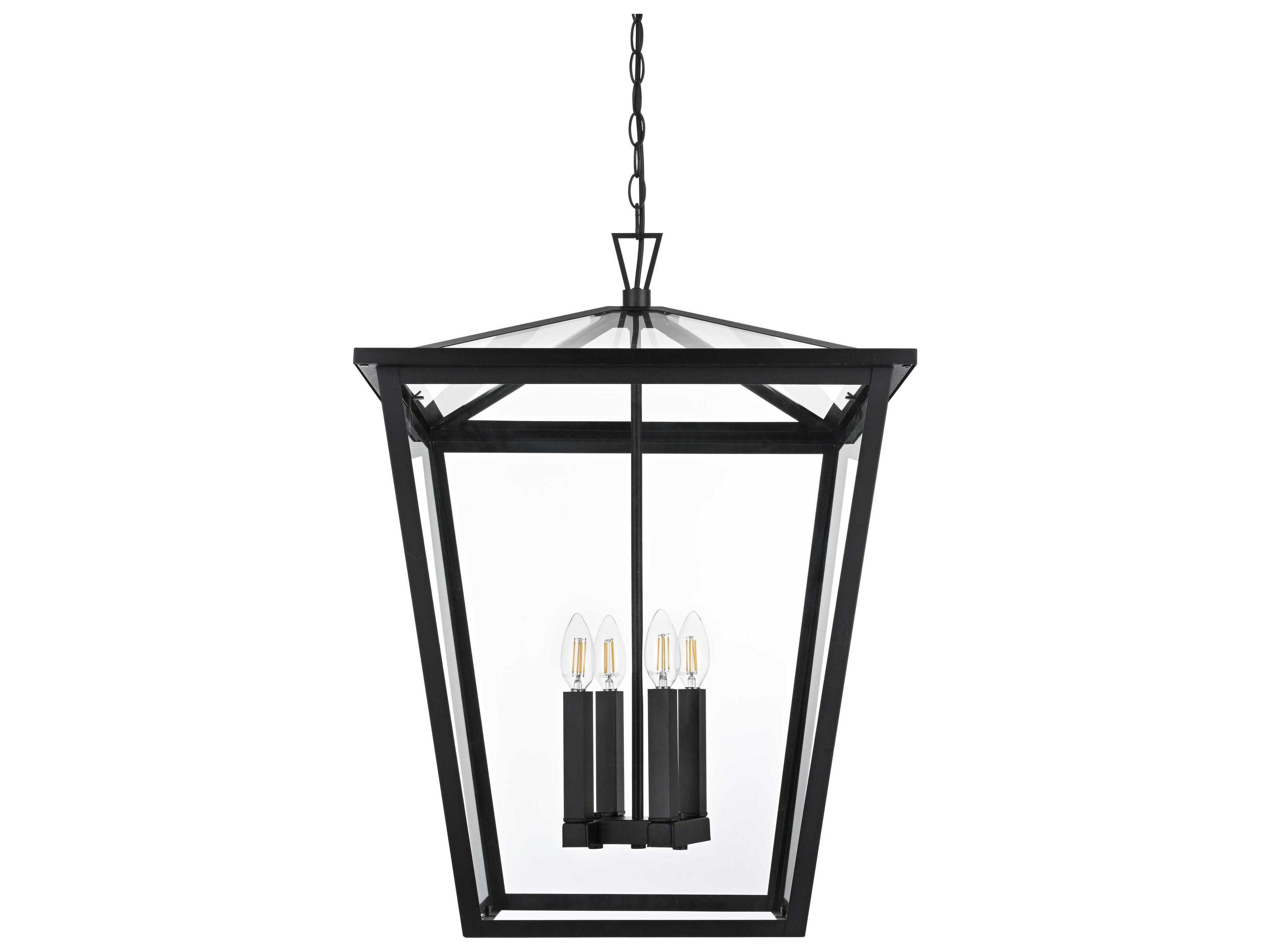 Elegant Lighting Oxford 4-Light Outdoor Hanging Light