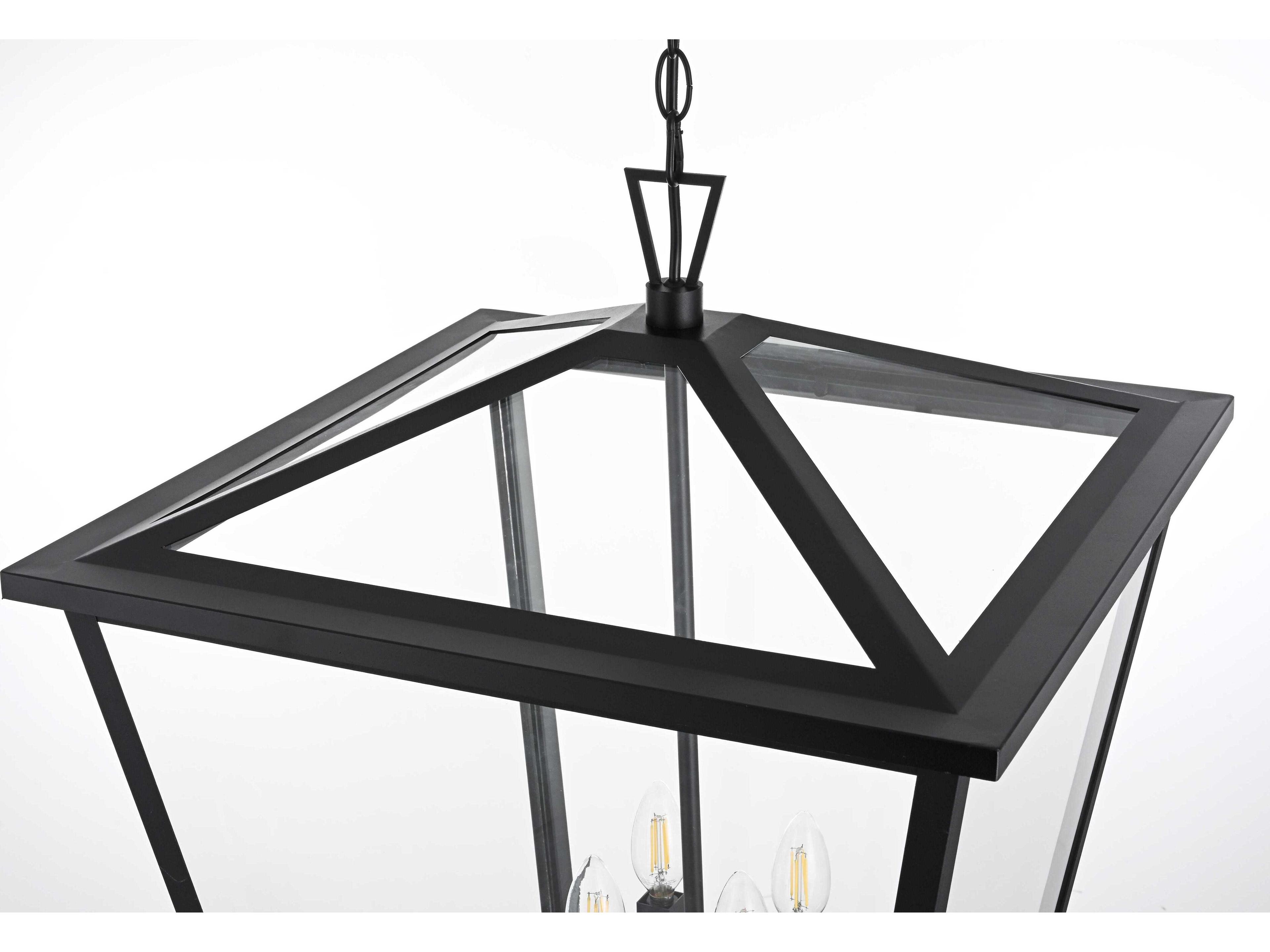 Elegant Lighting Oxford 4-Light Outdoor Hanging Light