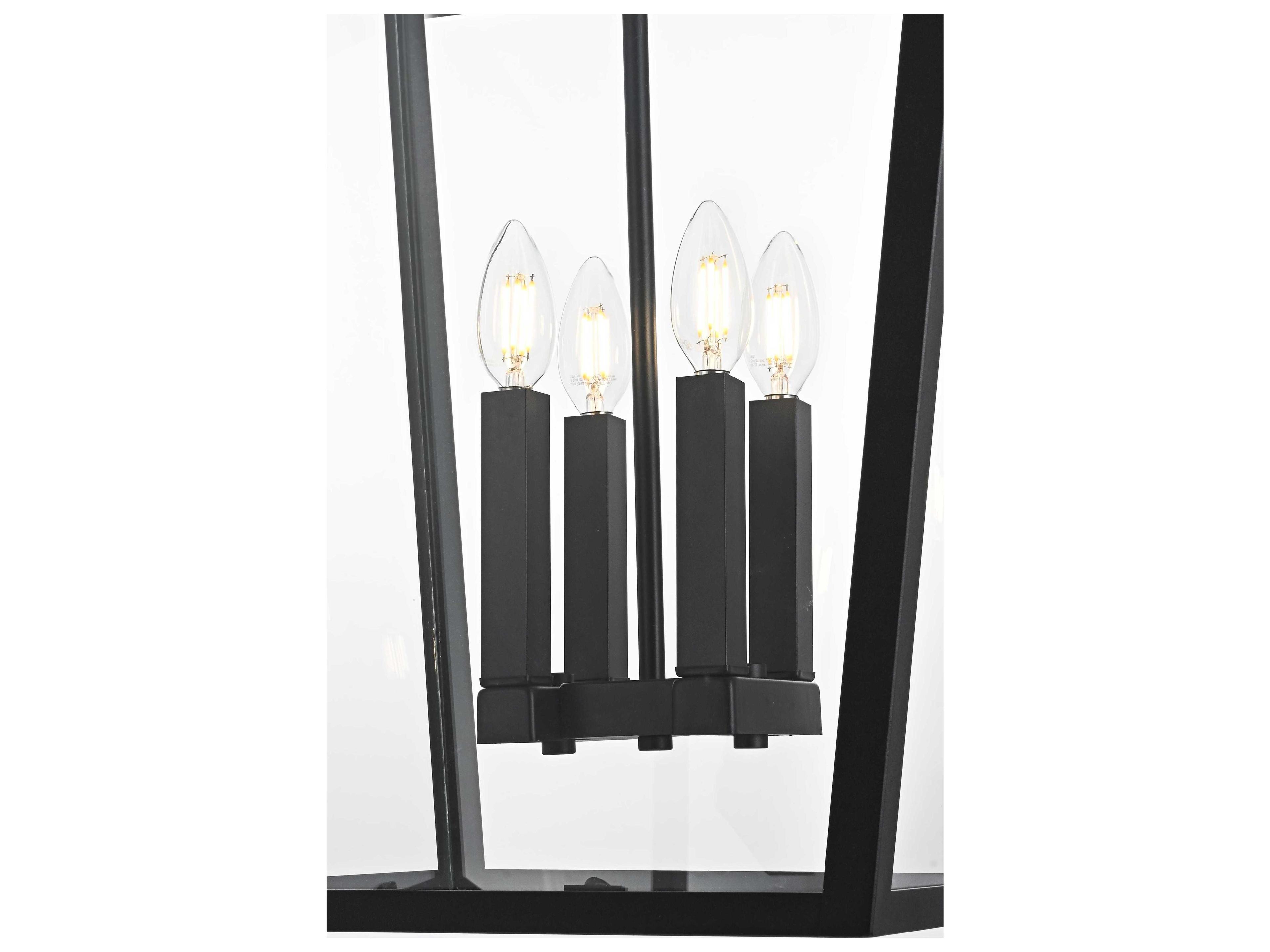 Elegant Lighting Oxford 4-Light Outdoor Hanging Light