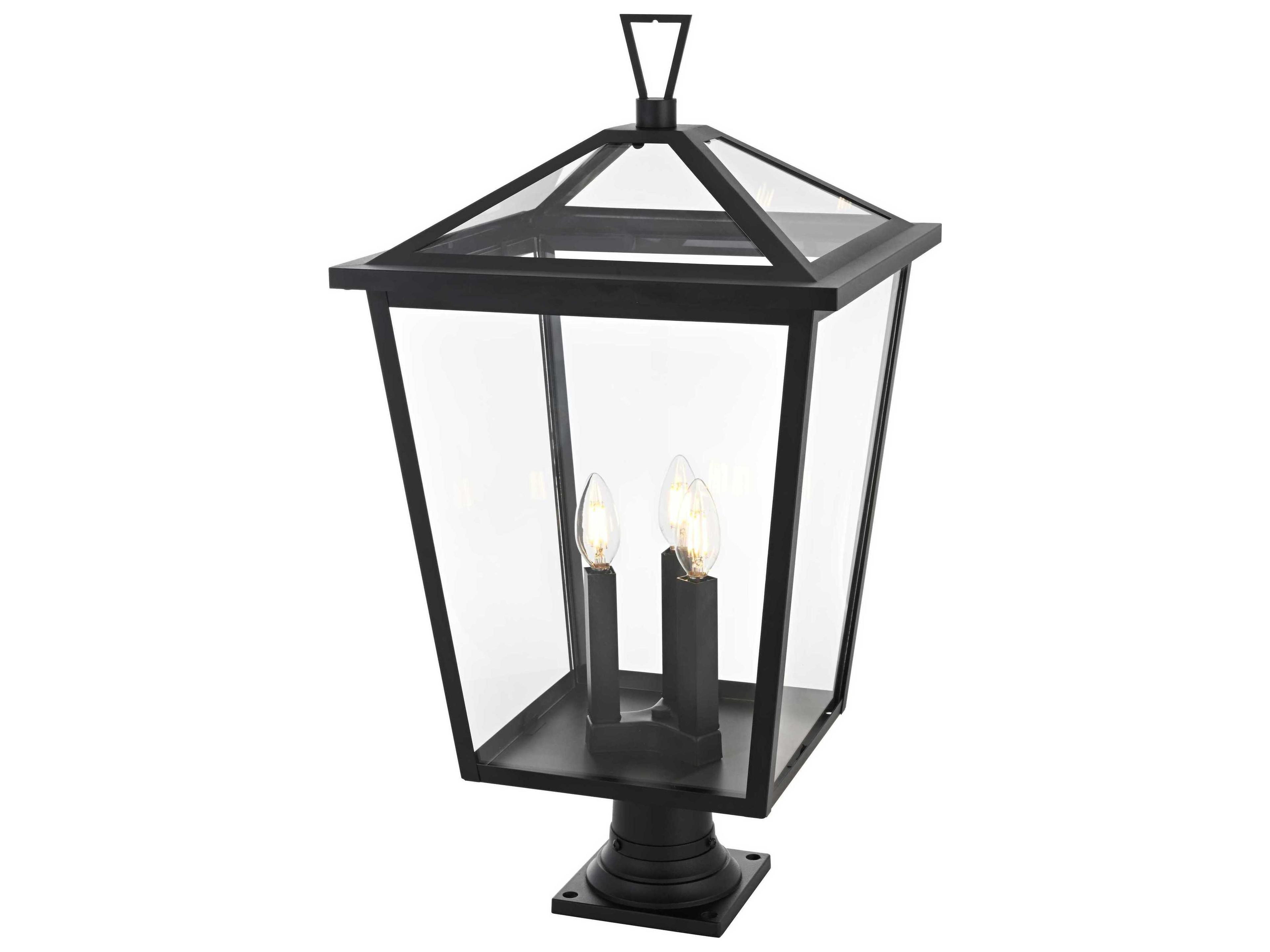 Elegant Lighting Oxford 3-Light Outdoor Post Light