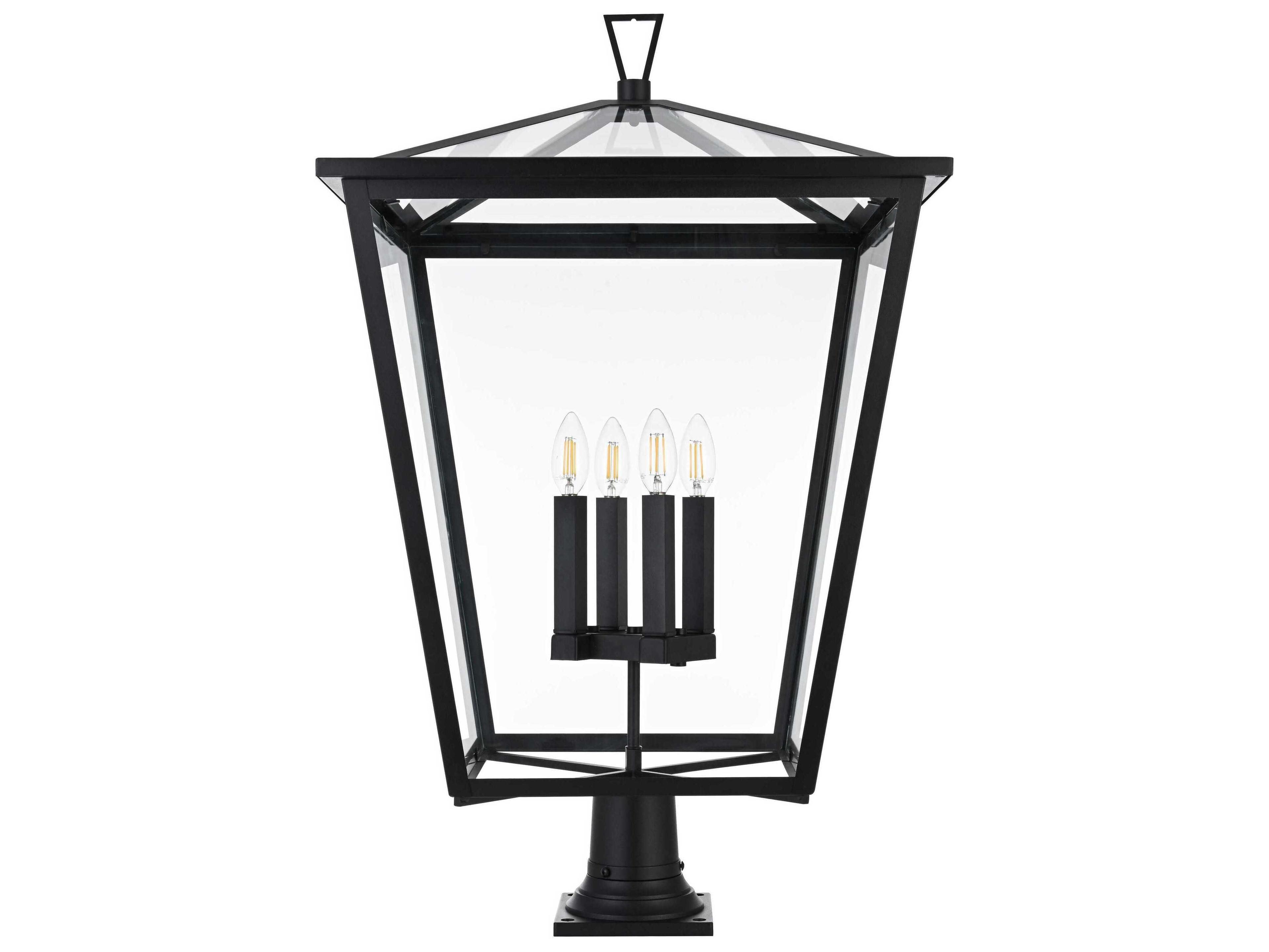 Elegant Lighting Oxford 4-Light Outdoor Post Light