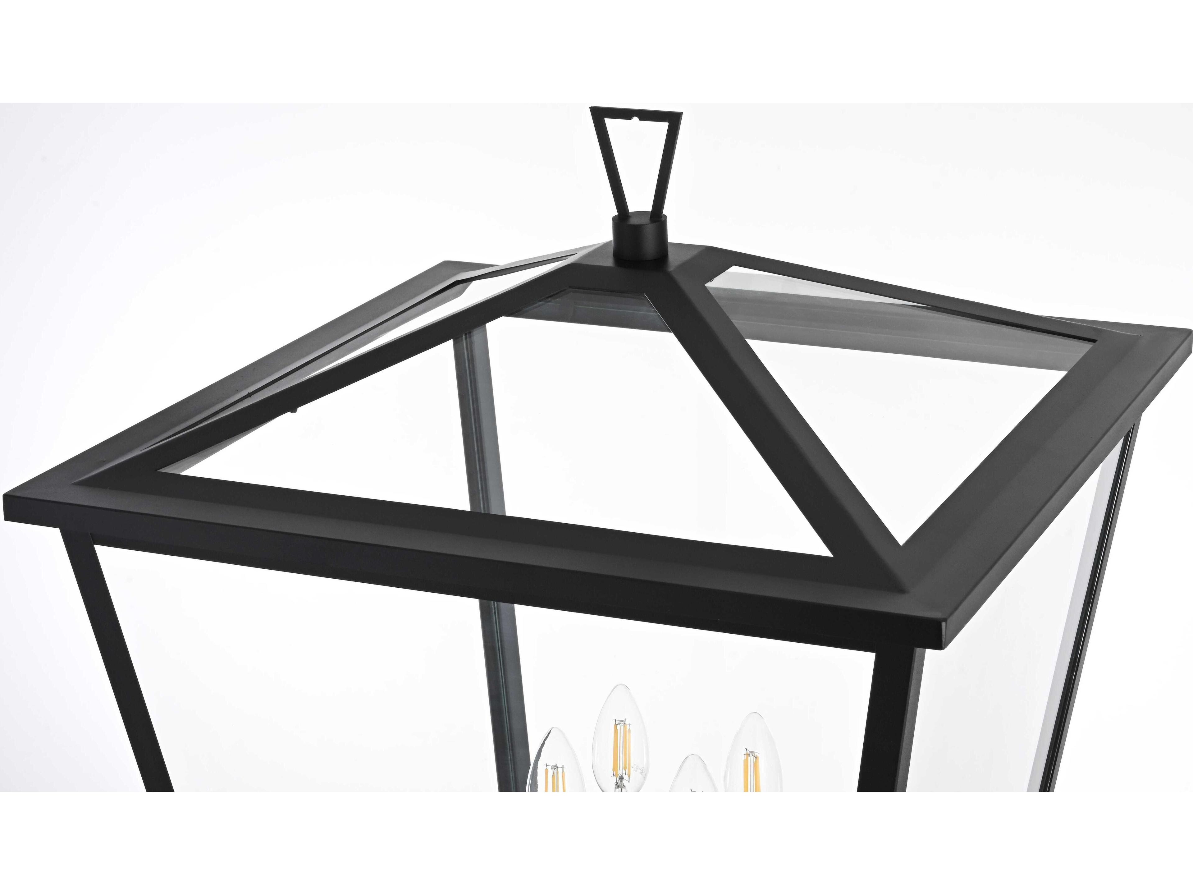 Elegant Lighting Oxford 4-Light Outdoor Post Light