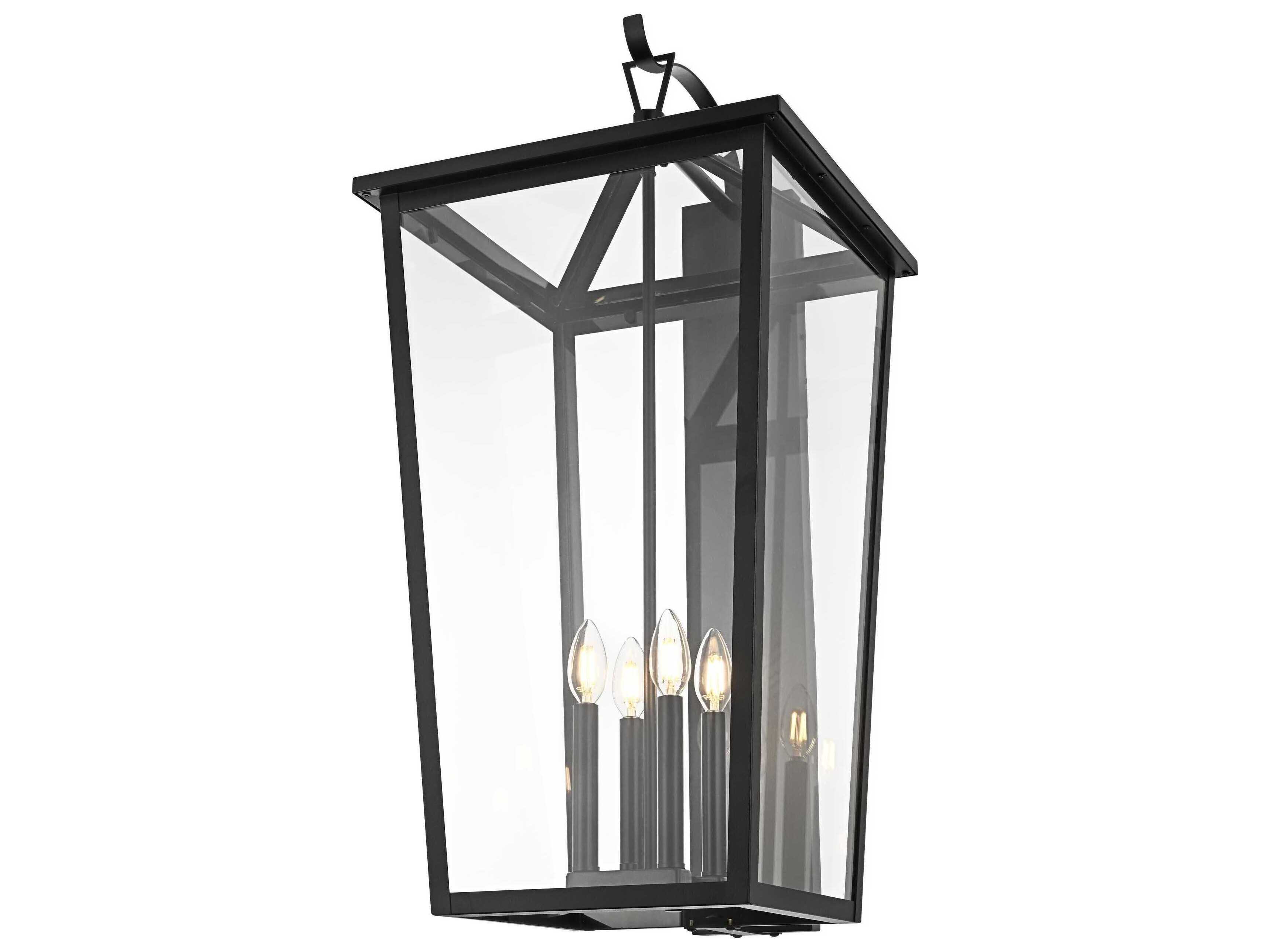 Elegant Lighting Frankford 4-Light Outdoor Wall Light