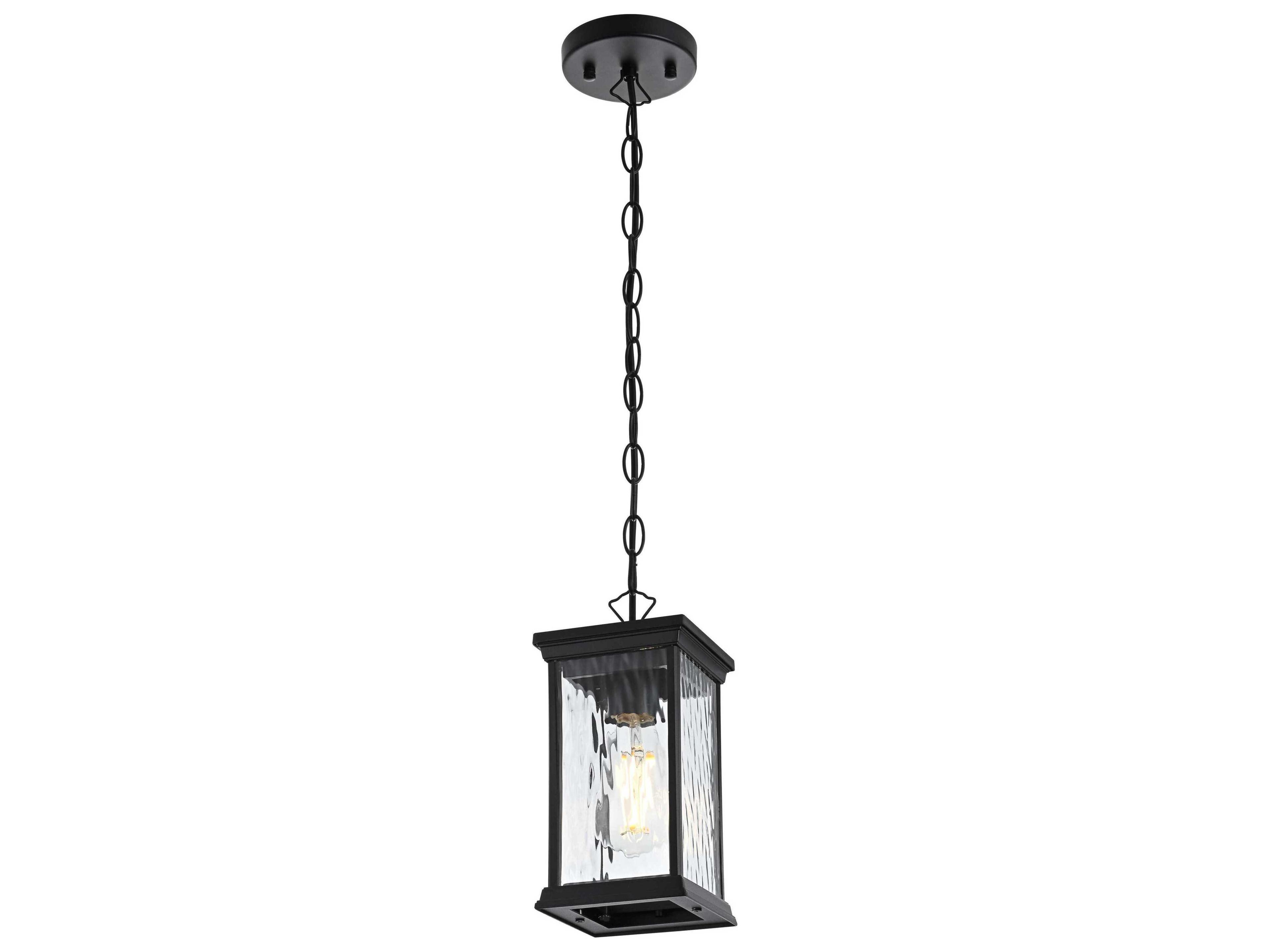 Elegant Lighting Mascher 1-Light Outdoor Hanging Light