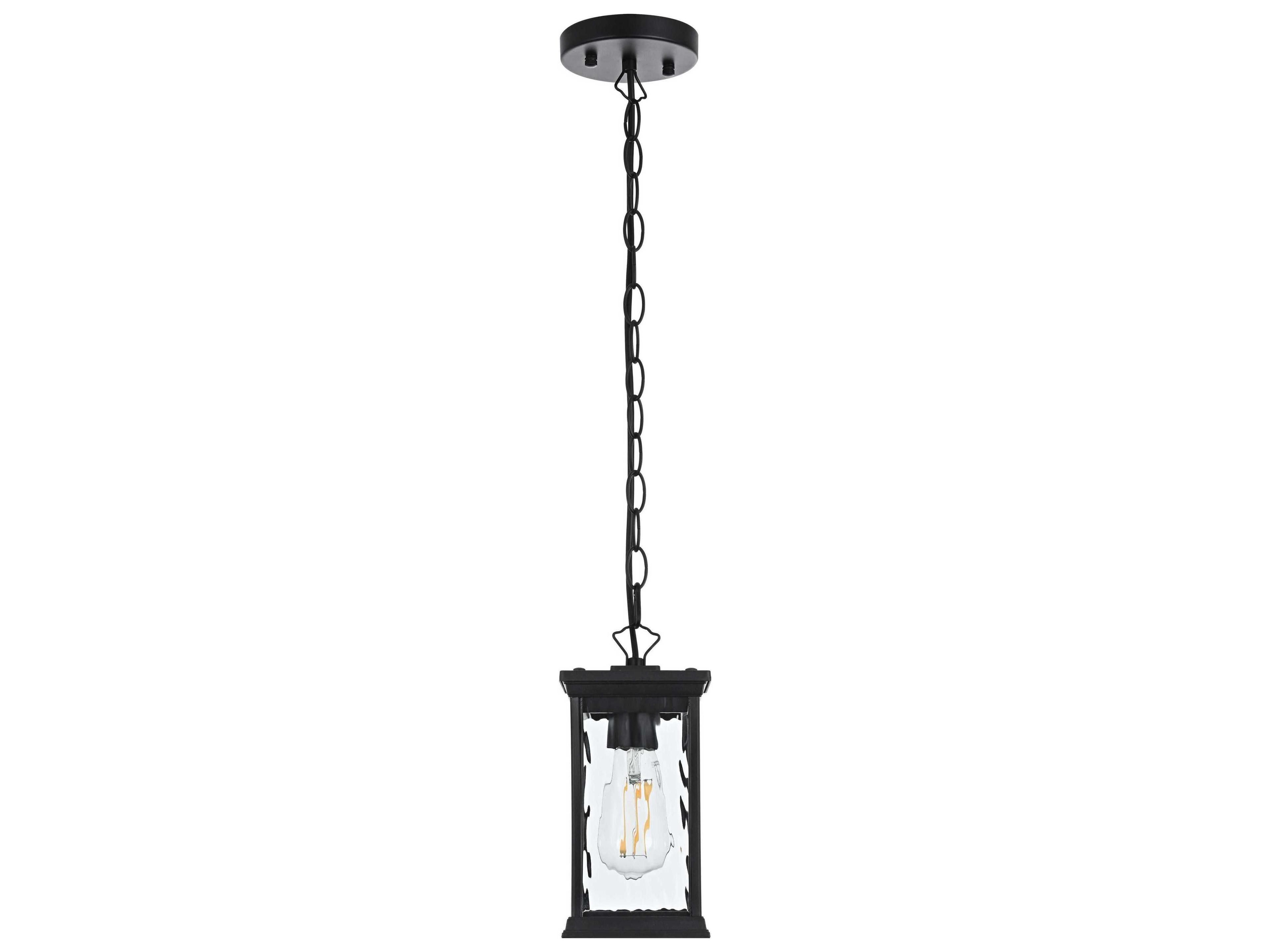 Elegant Lighting Mascher 1-Light Outdoor Hanging Light