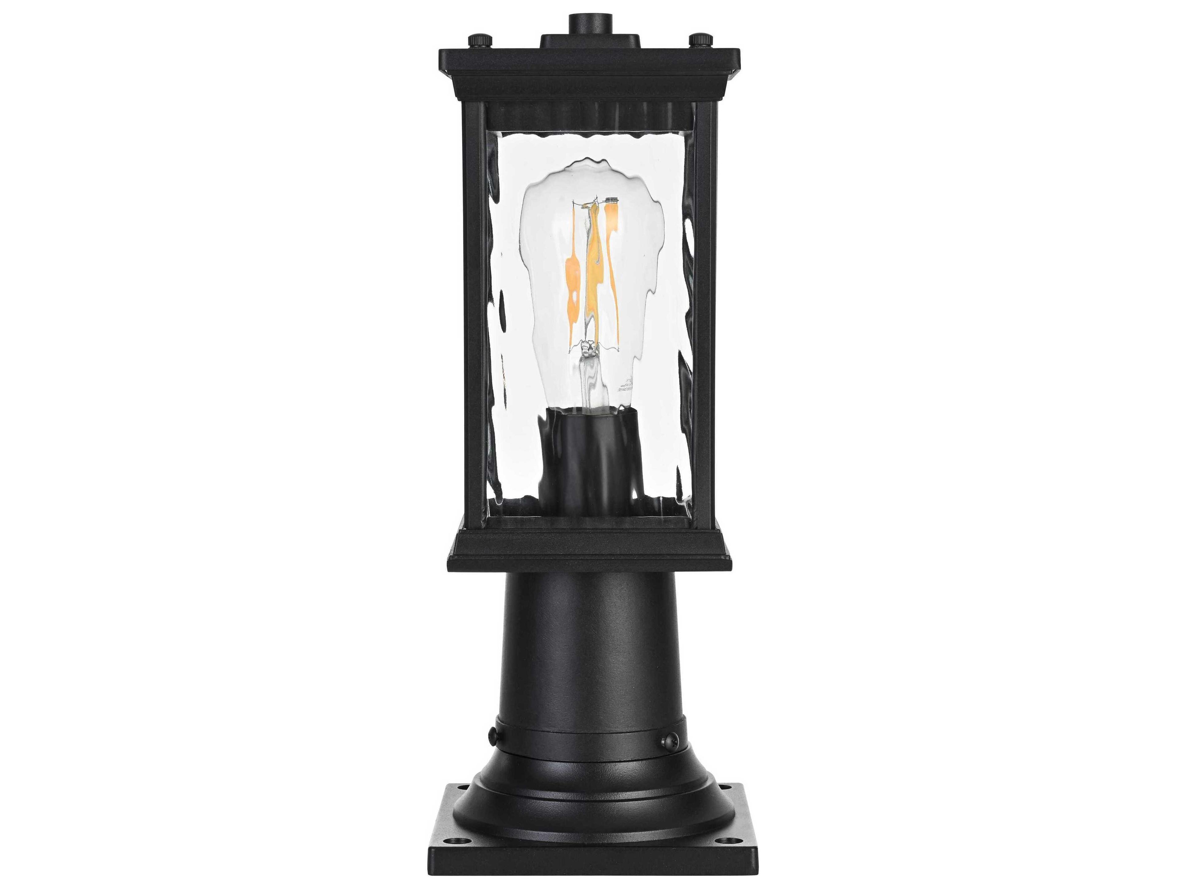 Elegant Lighting Mascher 1-Light Outdoor Post Light