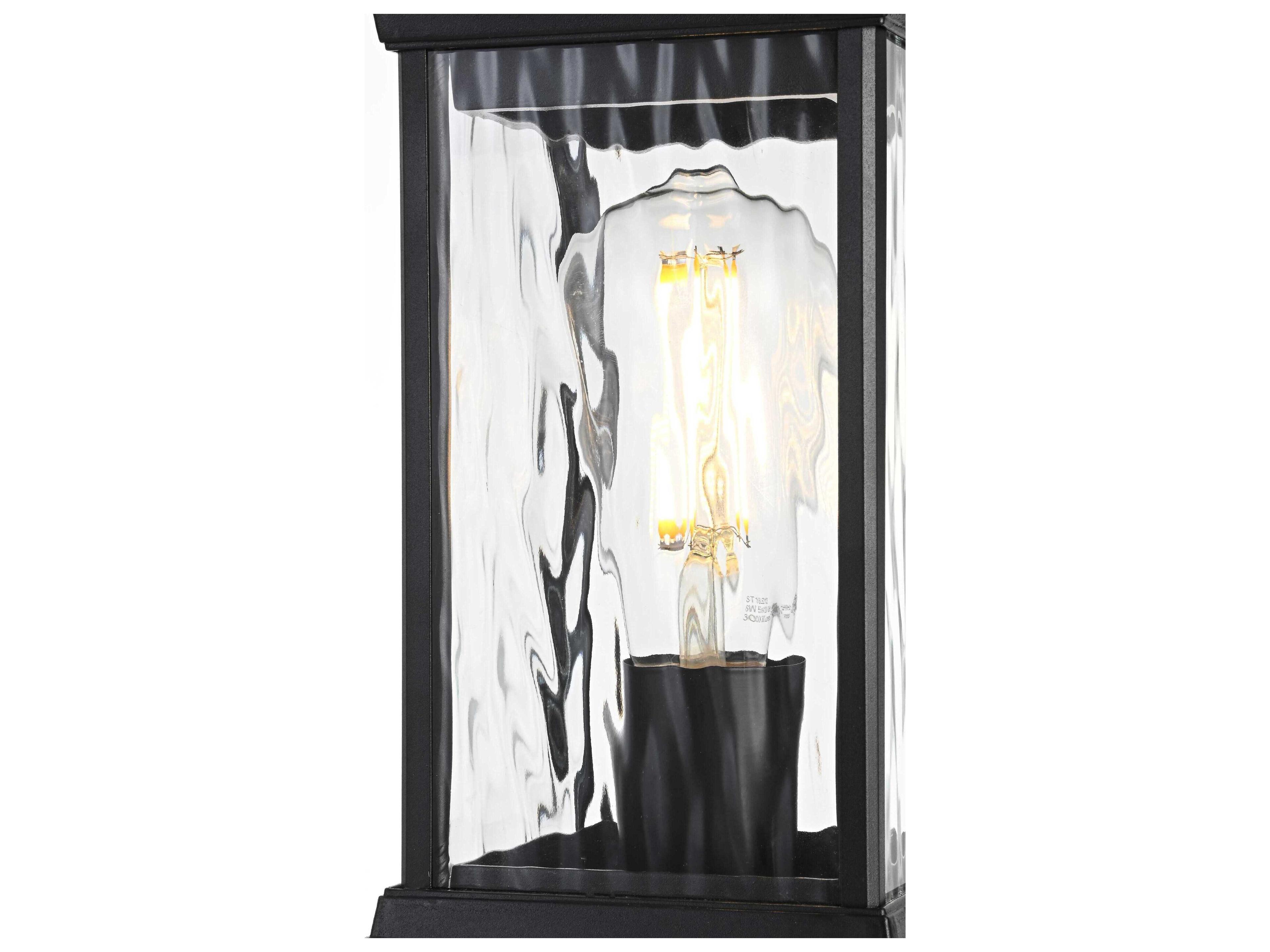 Elegant Lighting Mascher 1-Light Outdoor Post Light