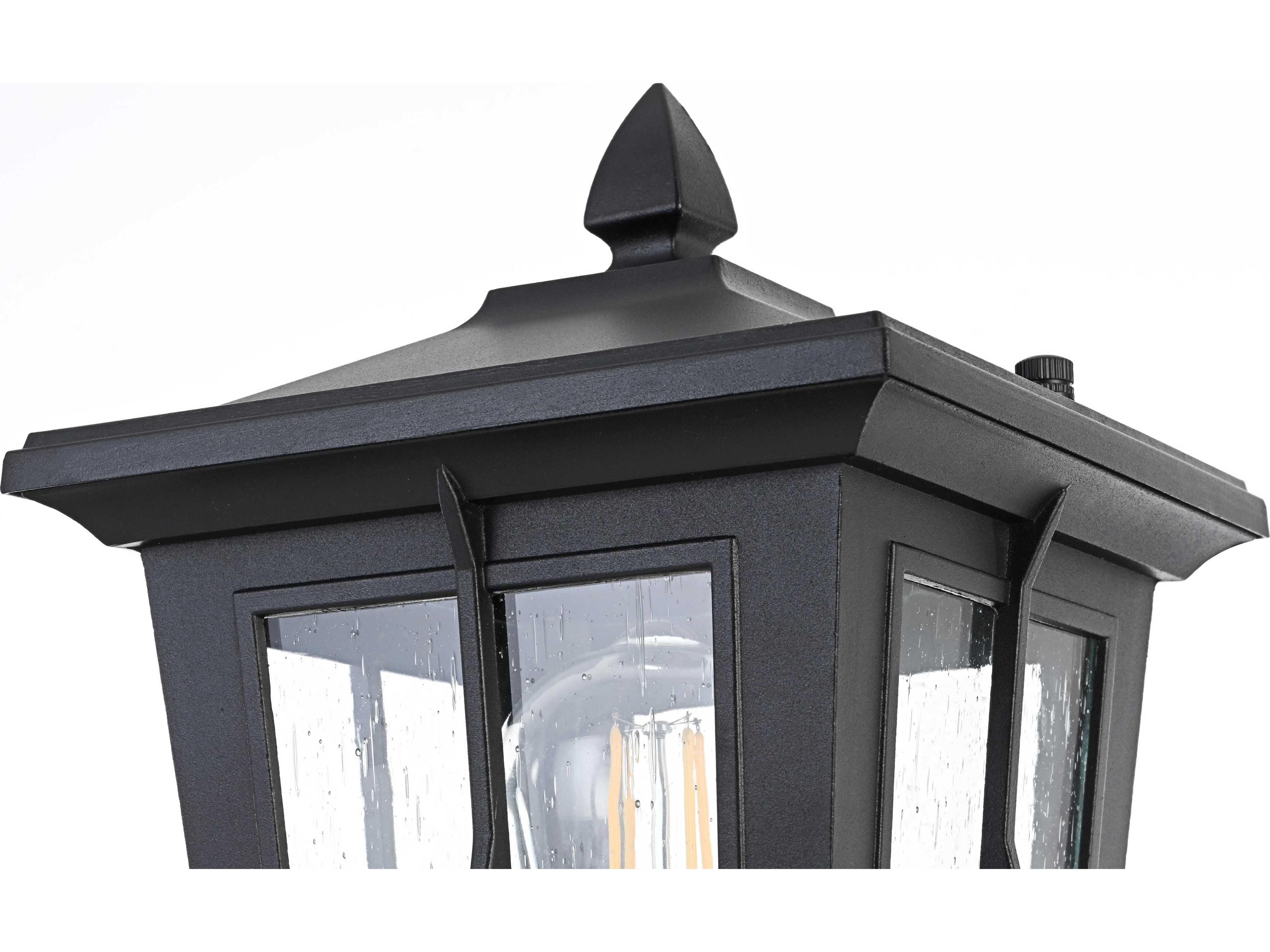 Elegant Lighting Bodine 1-Light Outdoor Post Light