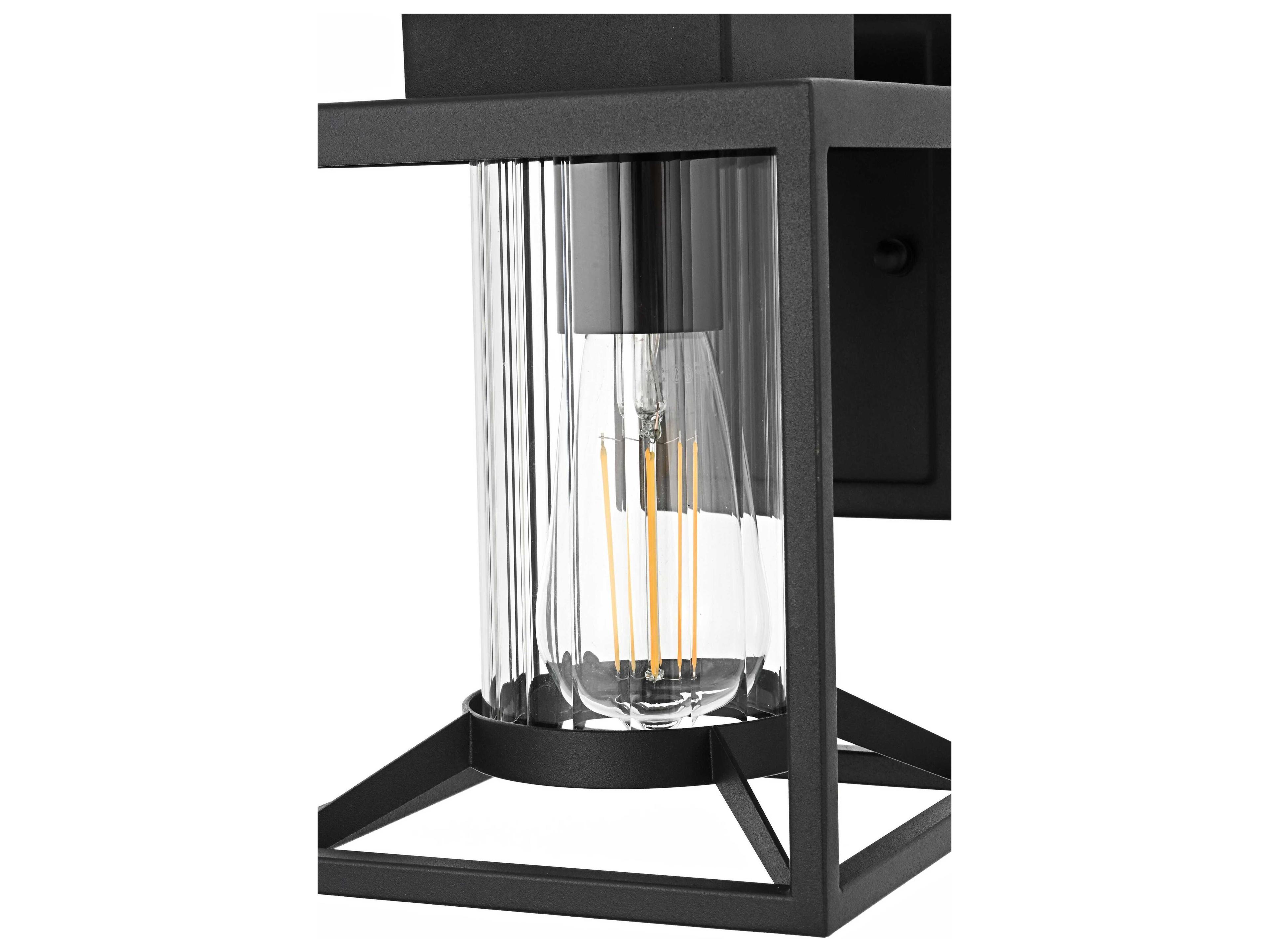 Elegant Lighting Witte 1-Light Outdoor Wall Light