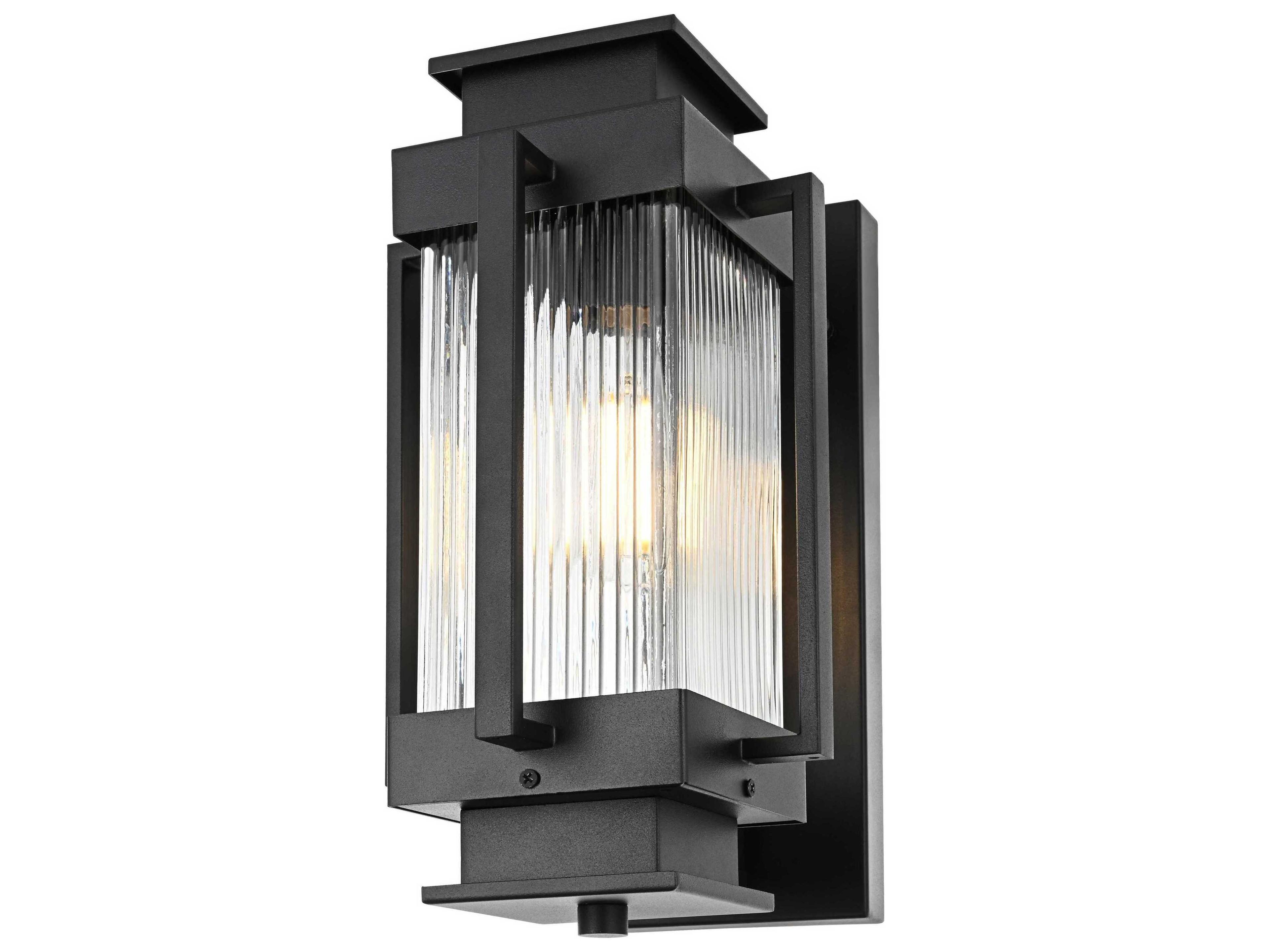 Elegant Lighting Harlan 1-Light Outdoor Wall Light