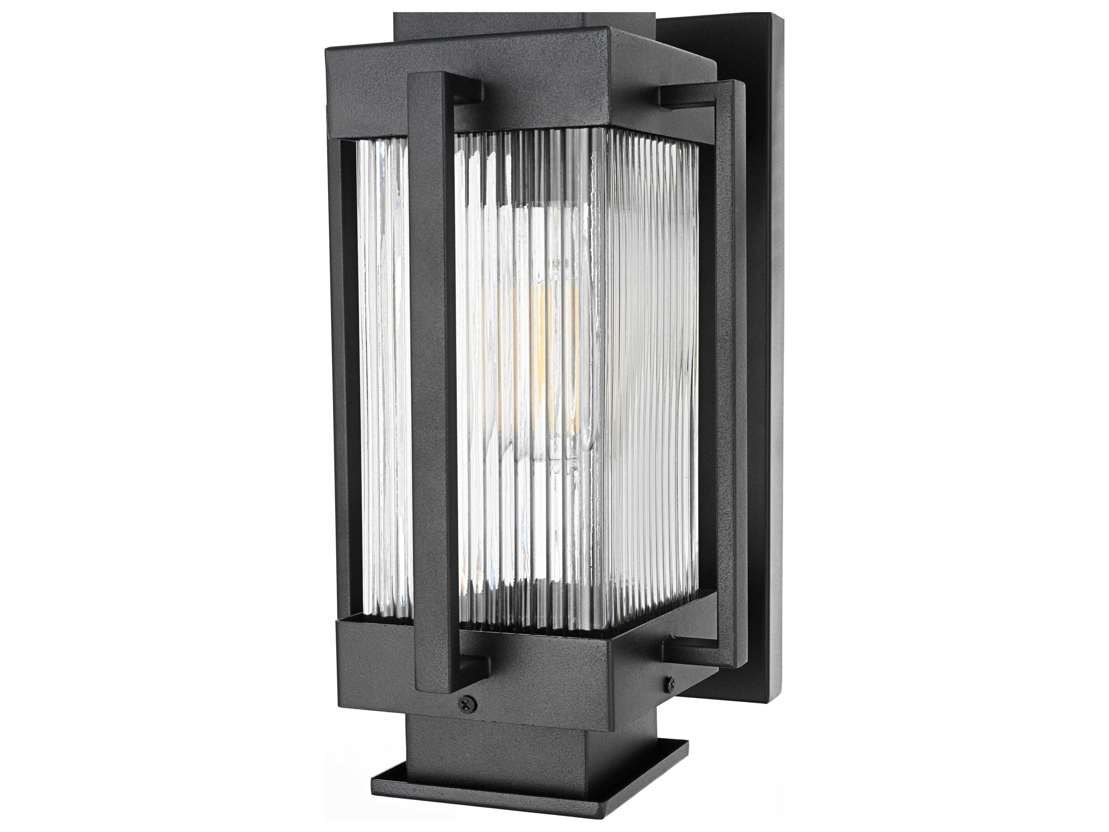 Elegant Lighting Harlan 1-Light Outdoor Wall Light