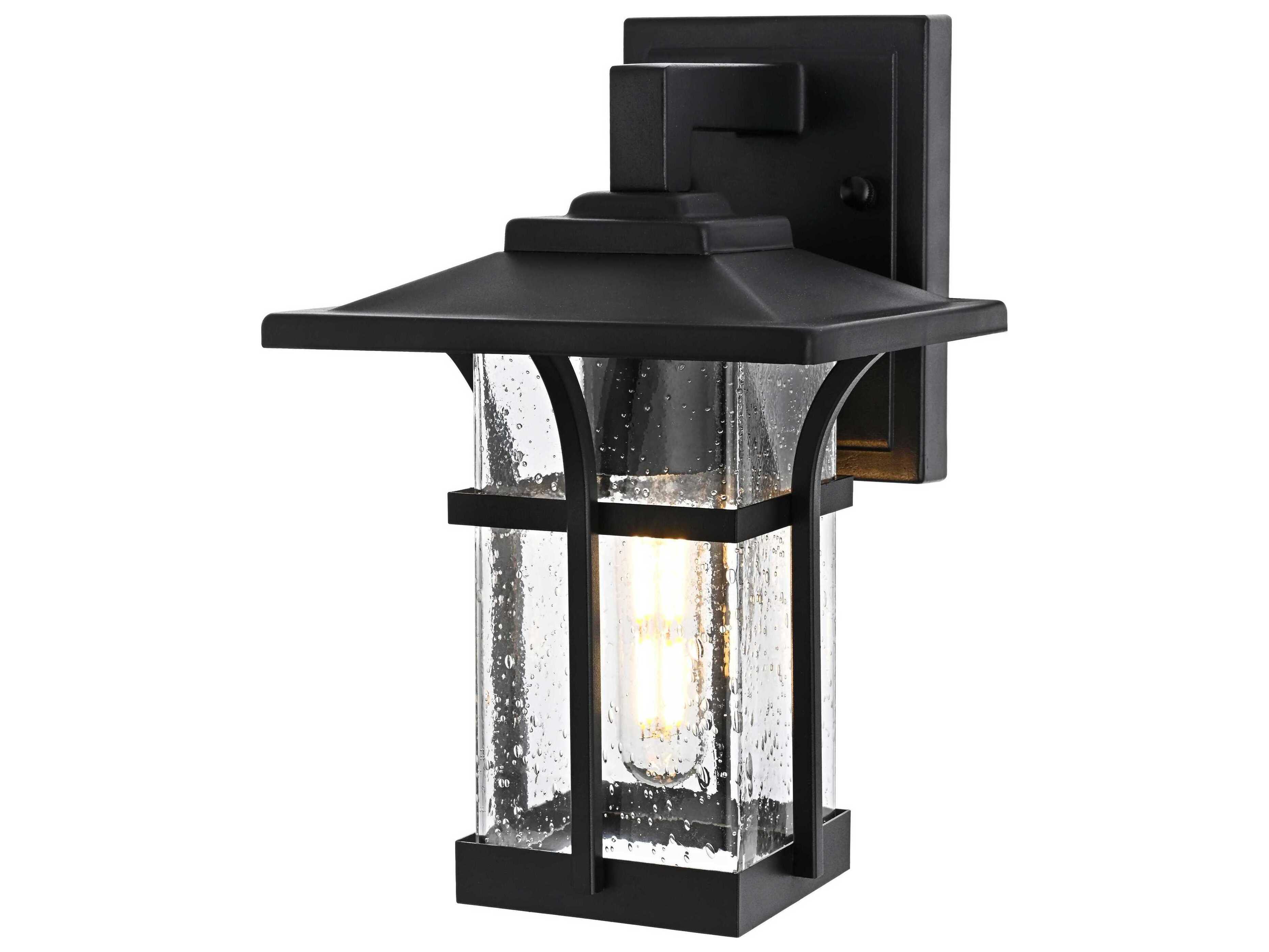 Elegant Lighting Woodstock 1-Light Outdoor Wall Light