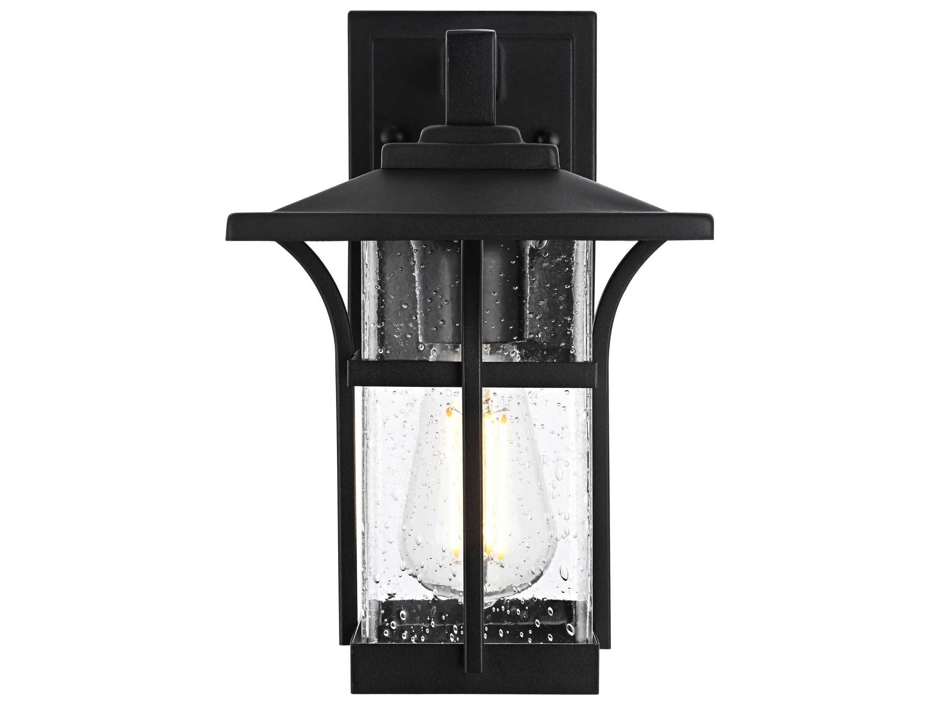 Elegant Lighting Woodstock 1-Light Outdoor Wall Light