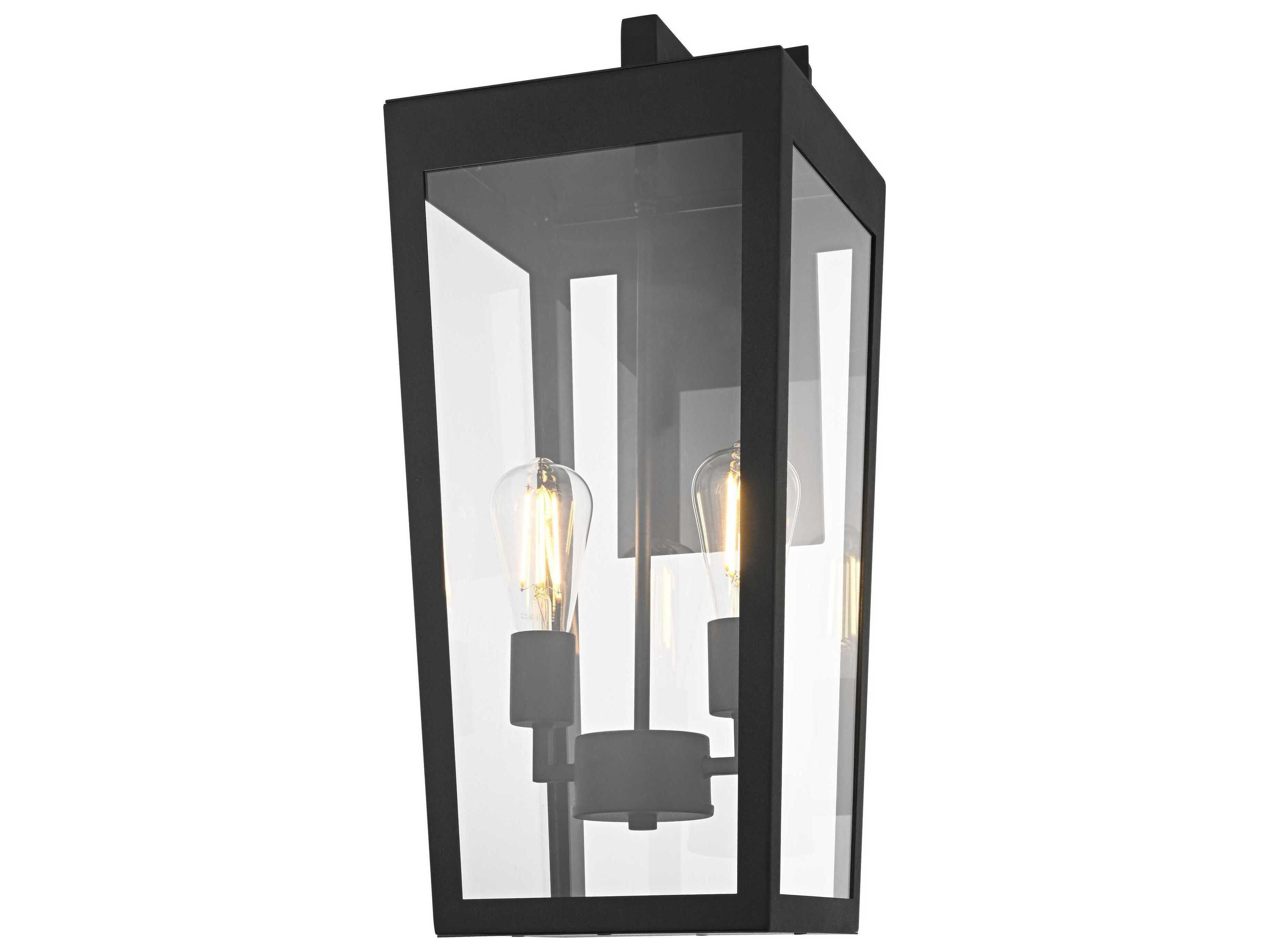 Elegant Lighting William 2-Light Outdoor Wall Light