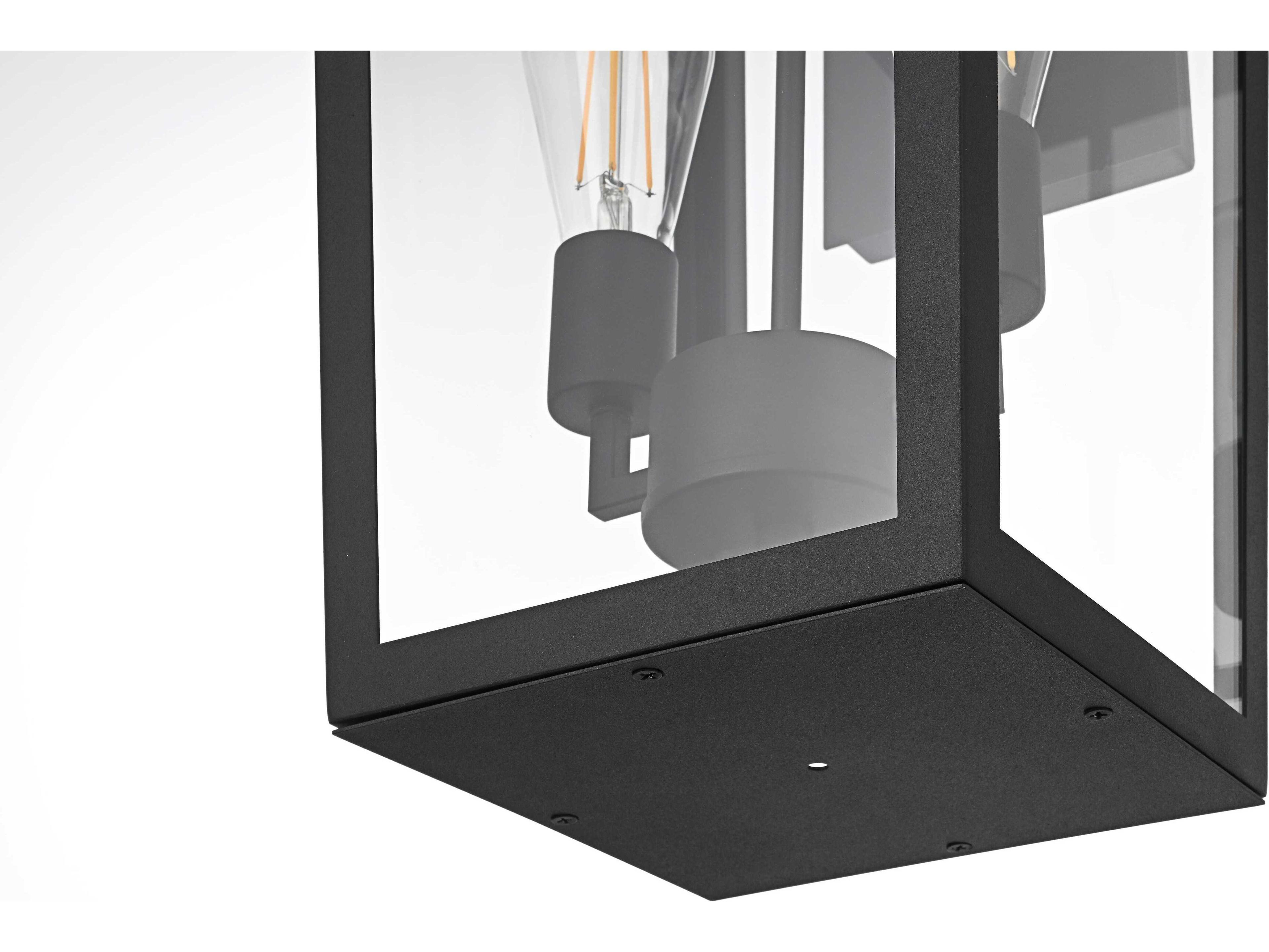 Elegant Lighting William 2-Light Outdoor Wall Light