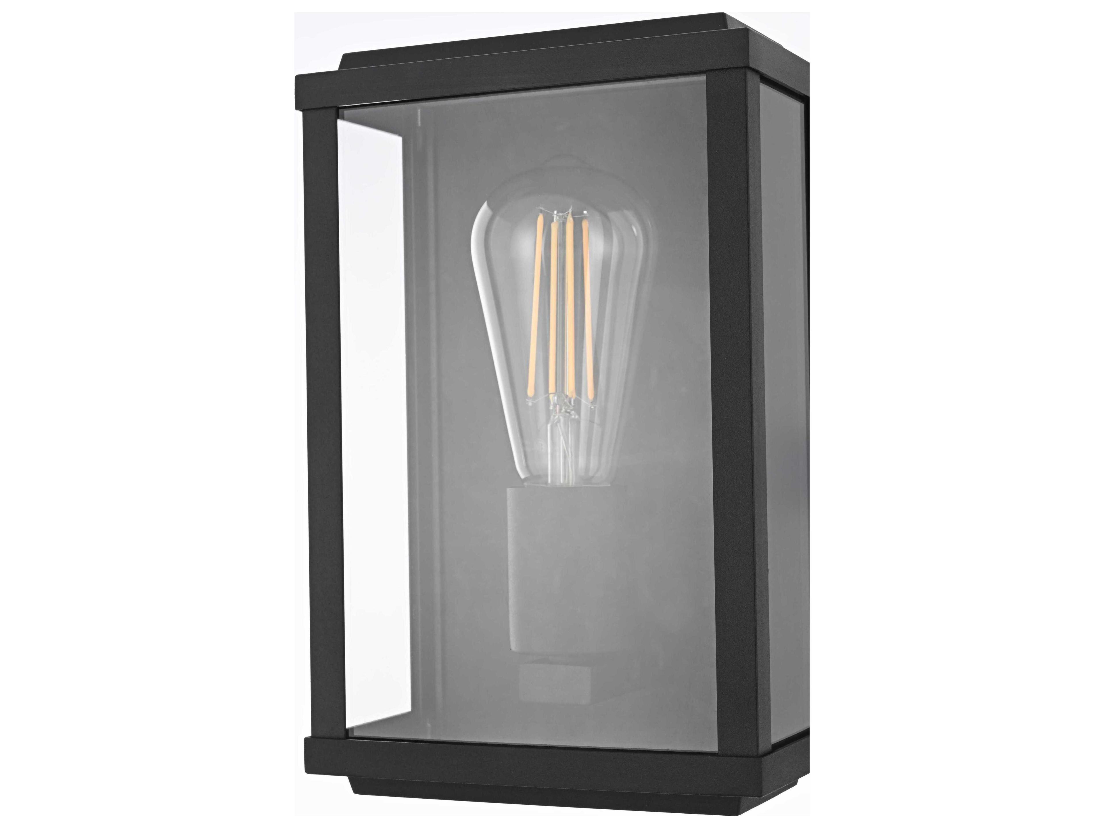 Elegant Lighting Santos 1-Light Outdoor Wall Light