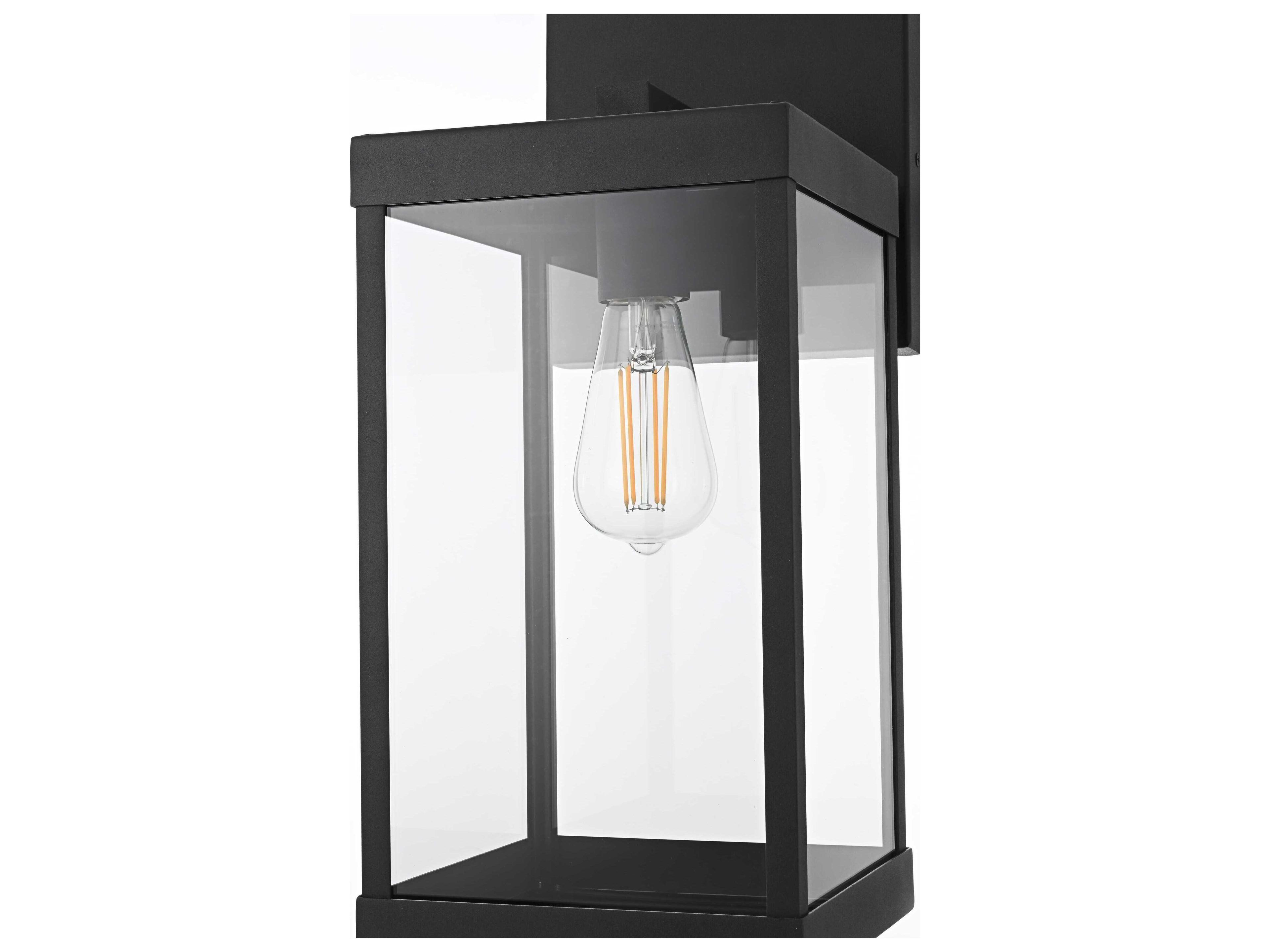 Elegant Lighting Peter 1-Light Outdoor Wall Light