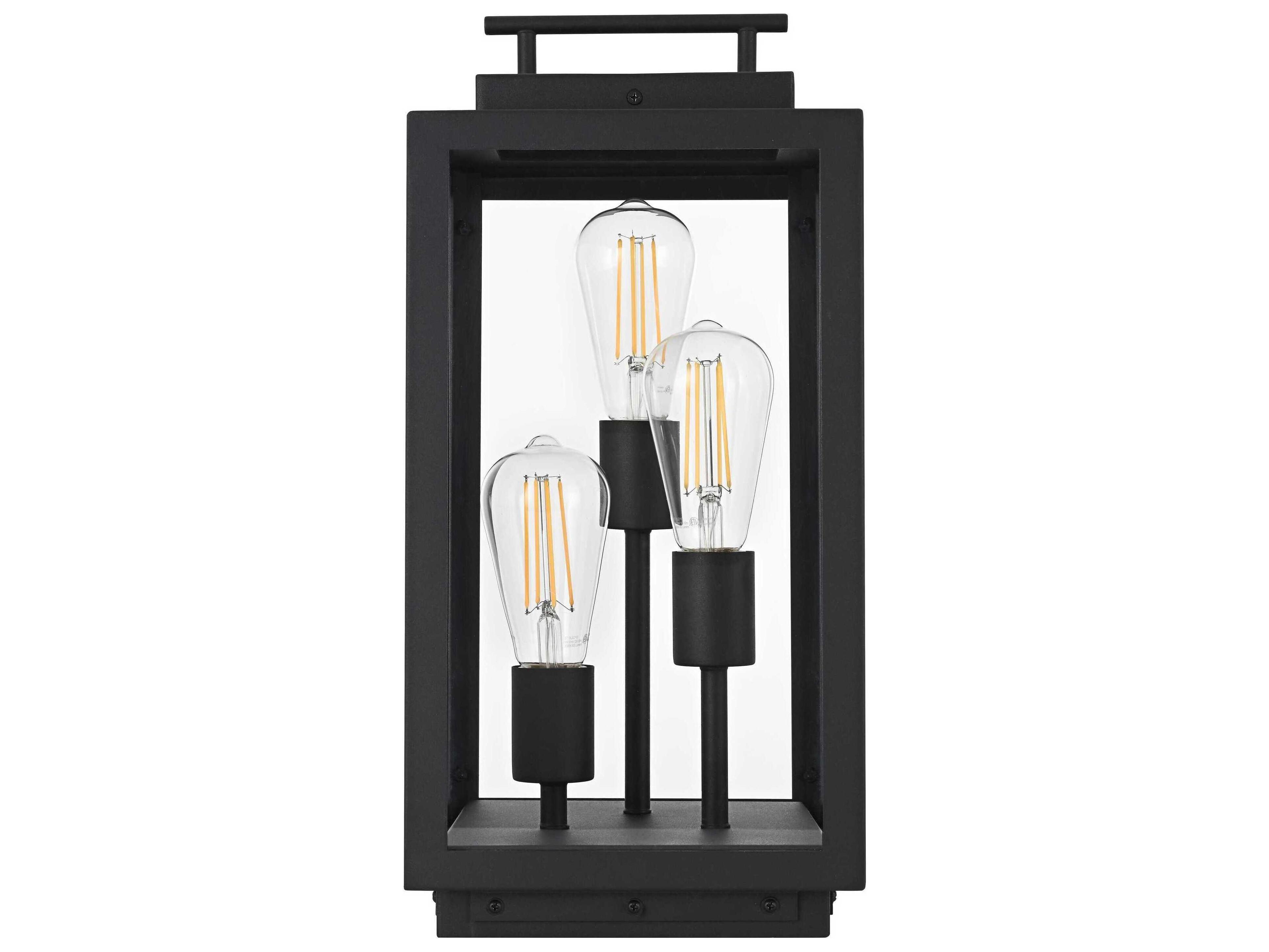 Elegant Lighting Valentin 3-Light Outdoor Lamp