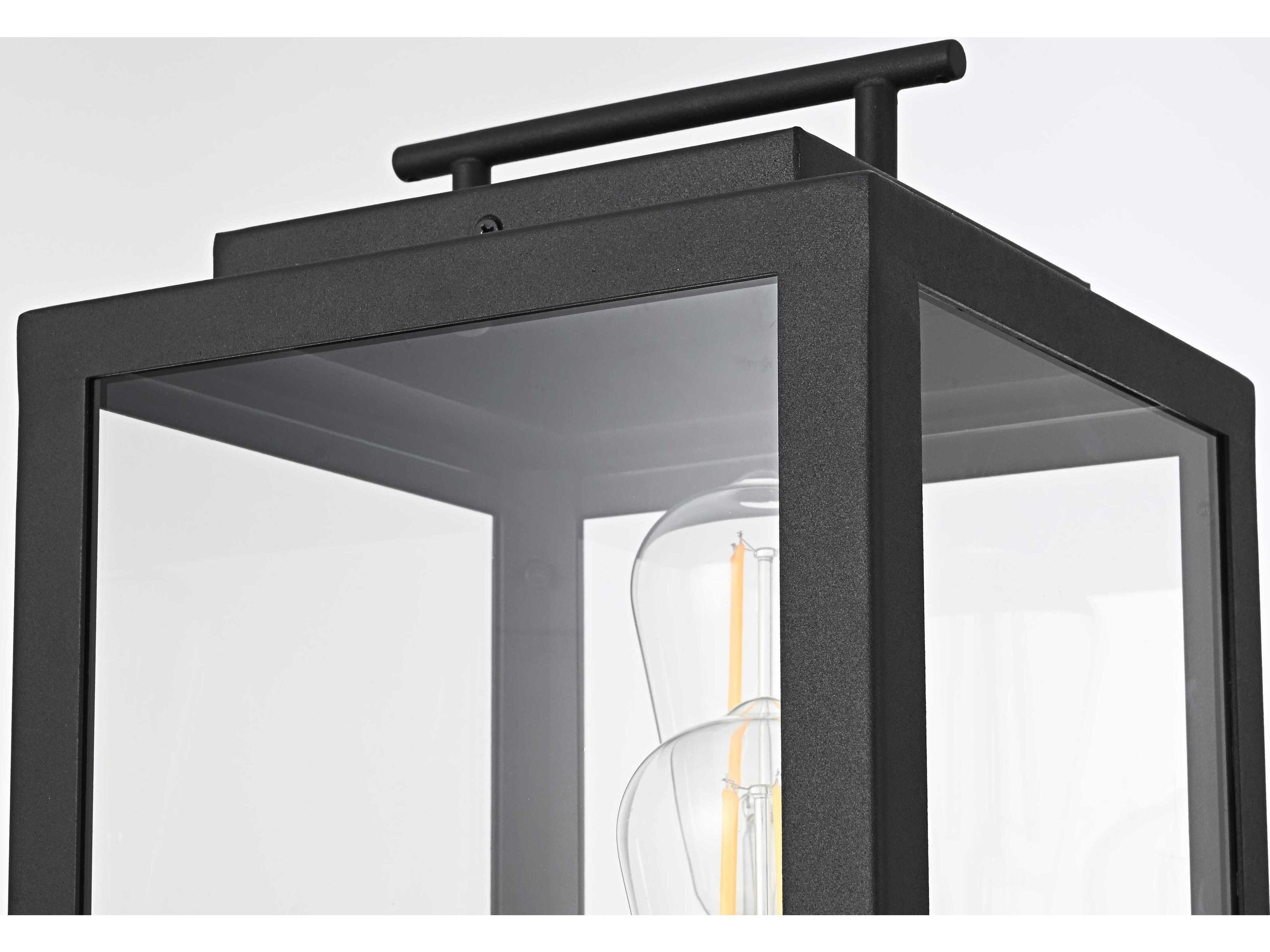 Elegant Lighting Valentin 3-Light Outdoor Lamp