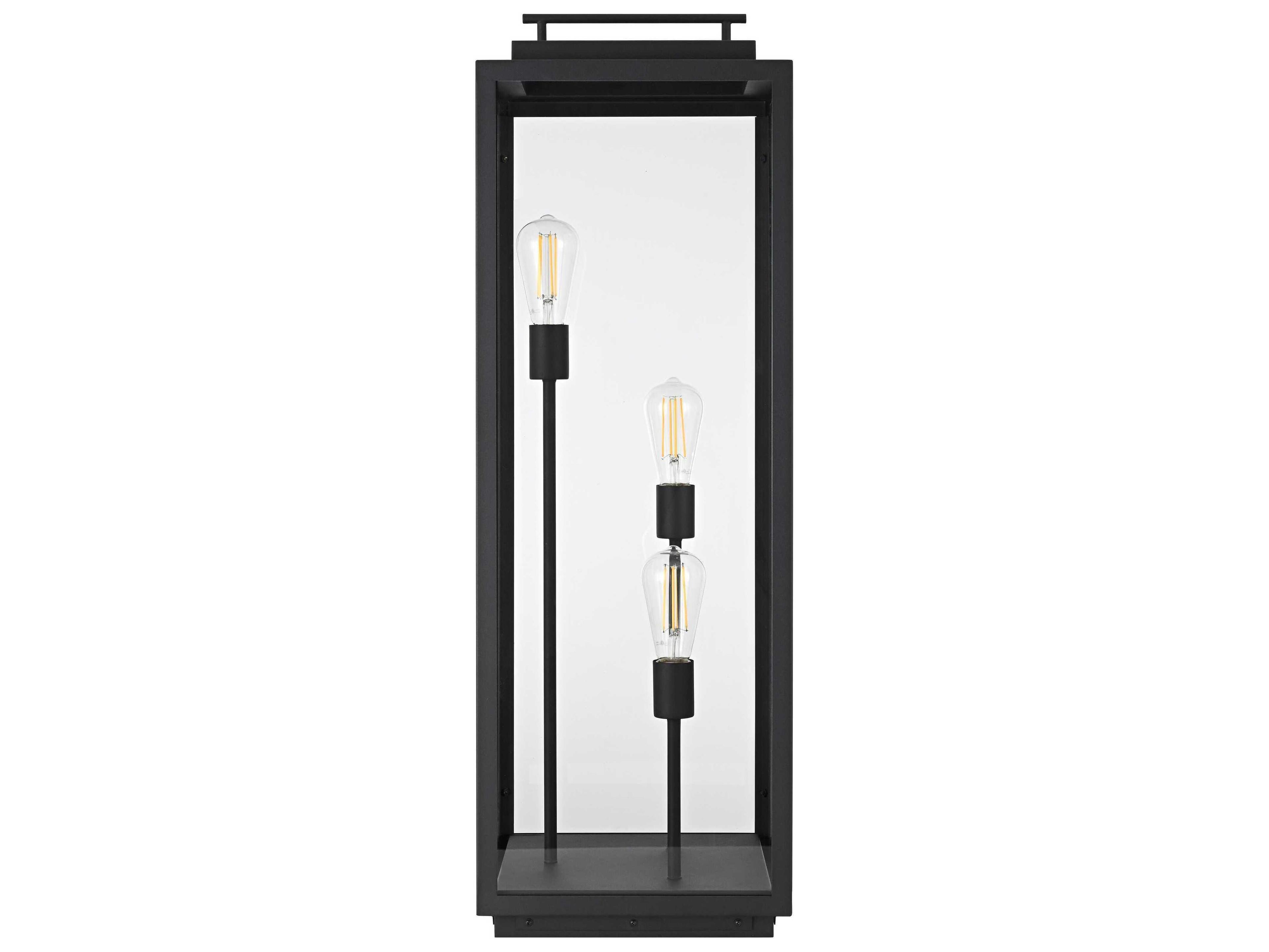 Elegant Lighting Valentin 3-Light Outdoor Lamp