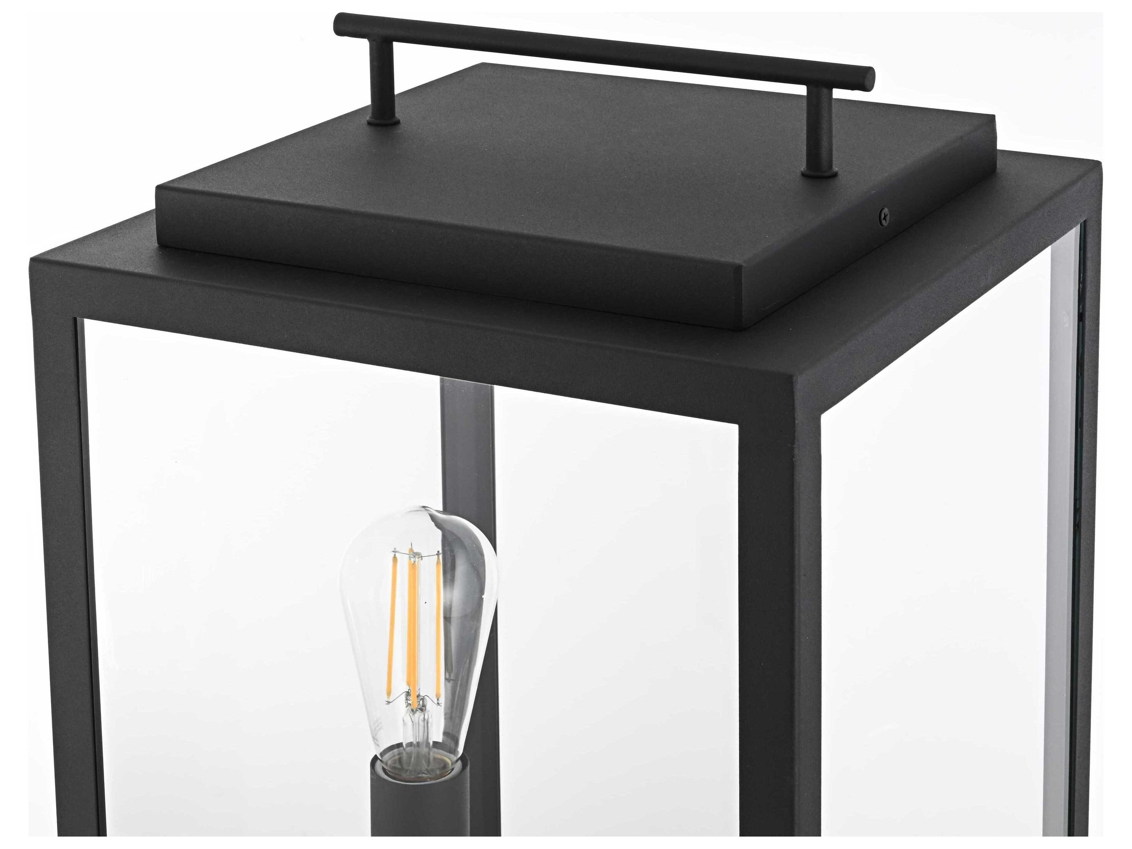 Elegant Lighting Valentin 3-Light Outdoor Lamp