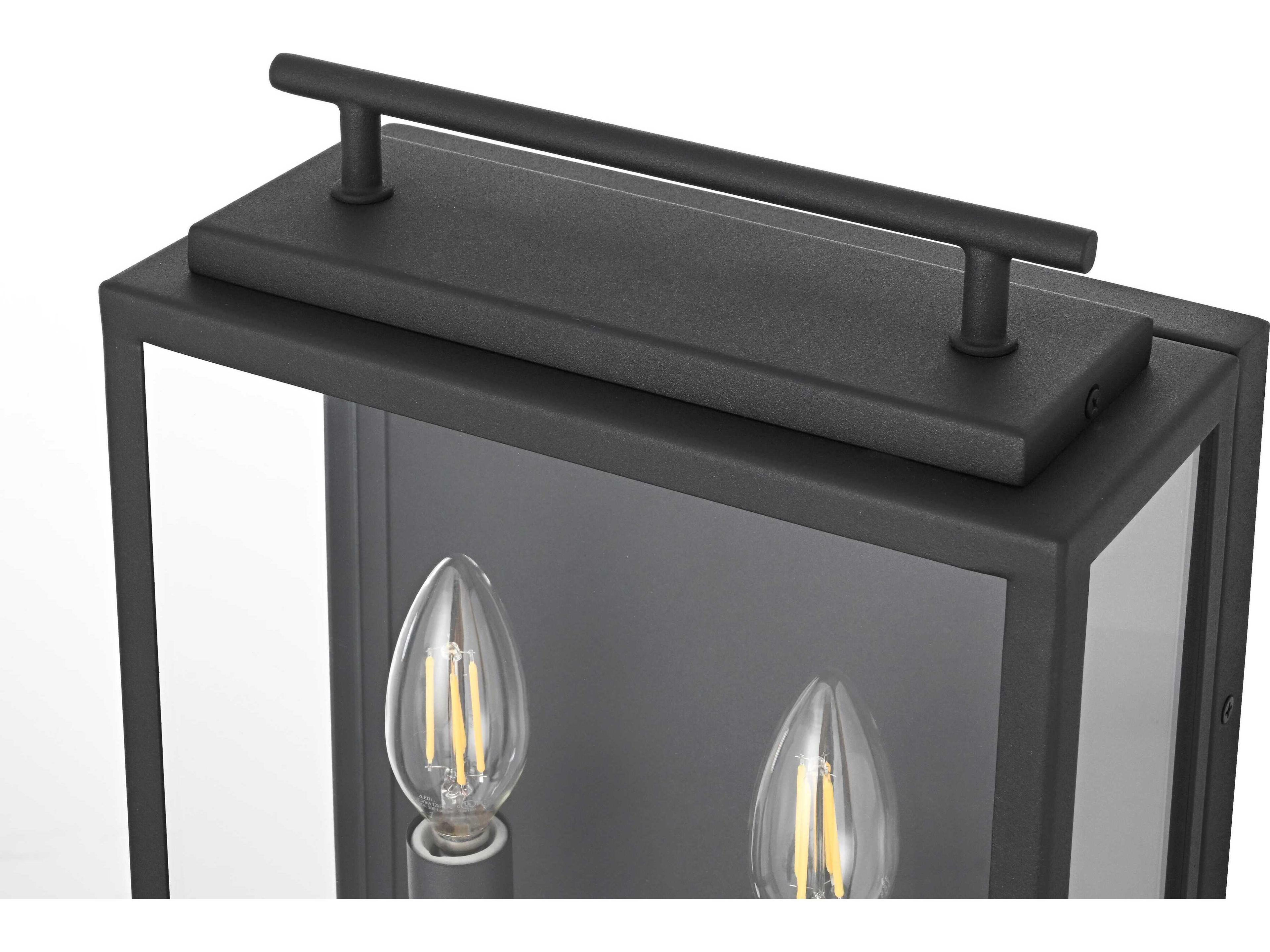 Elegant Lighting Valentin 2-Light Outdoor Wall Light