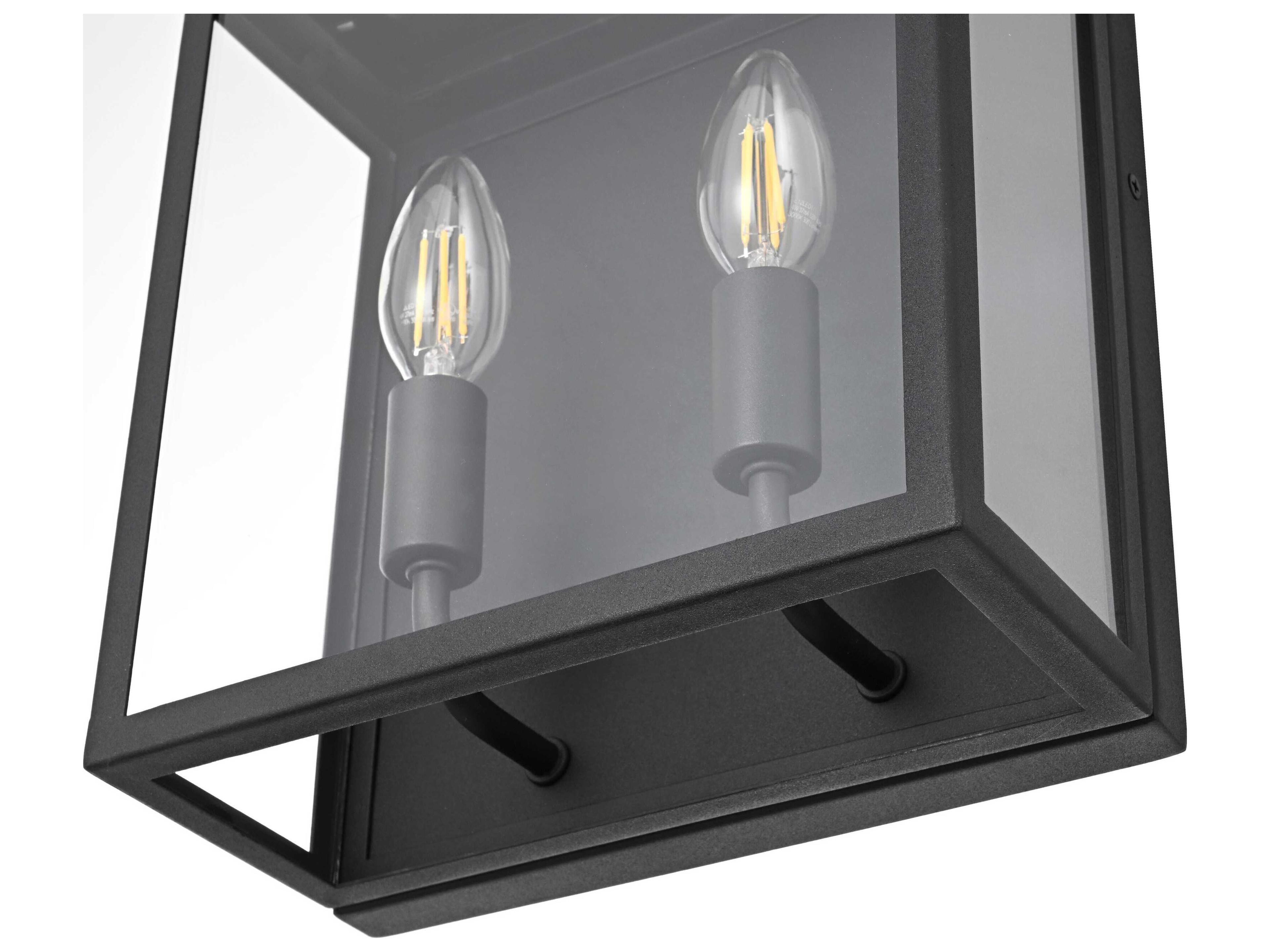 Elegant Lighting Valentin 2-Light Outdoor Wall Light