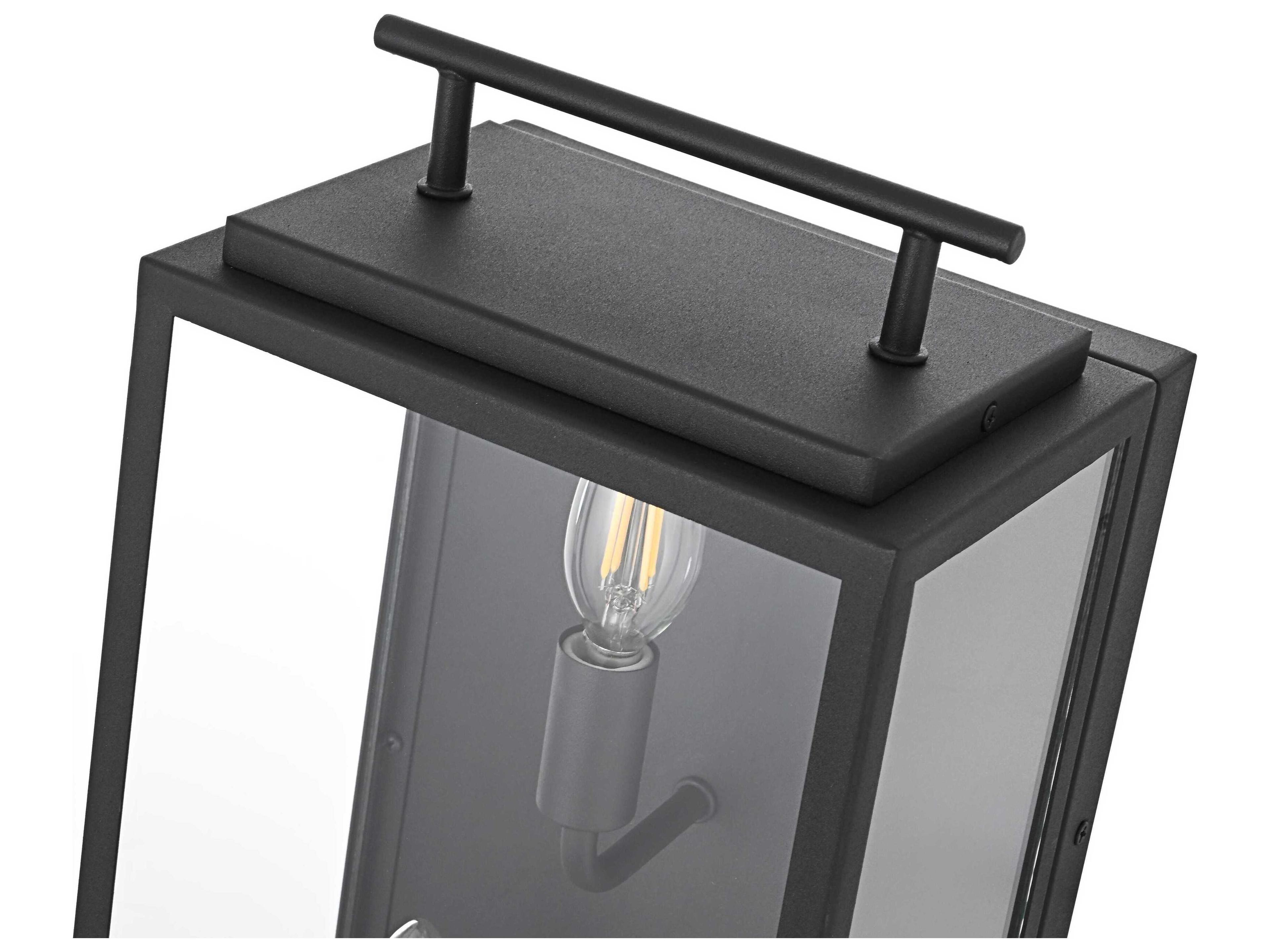 Elegant Lighting Valentin 3-Light Outdoor Wall Light