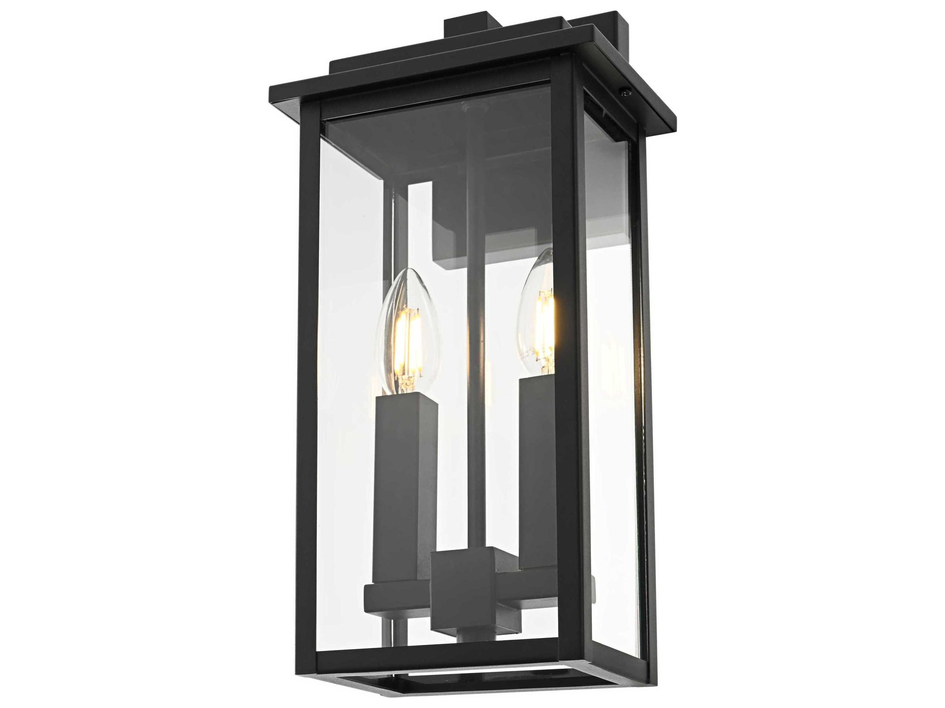 Elegant Lighting Kaysen 2-Light Outdoor Wall Light