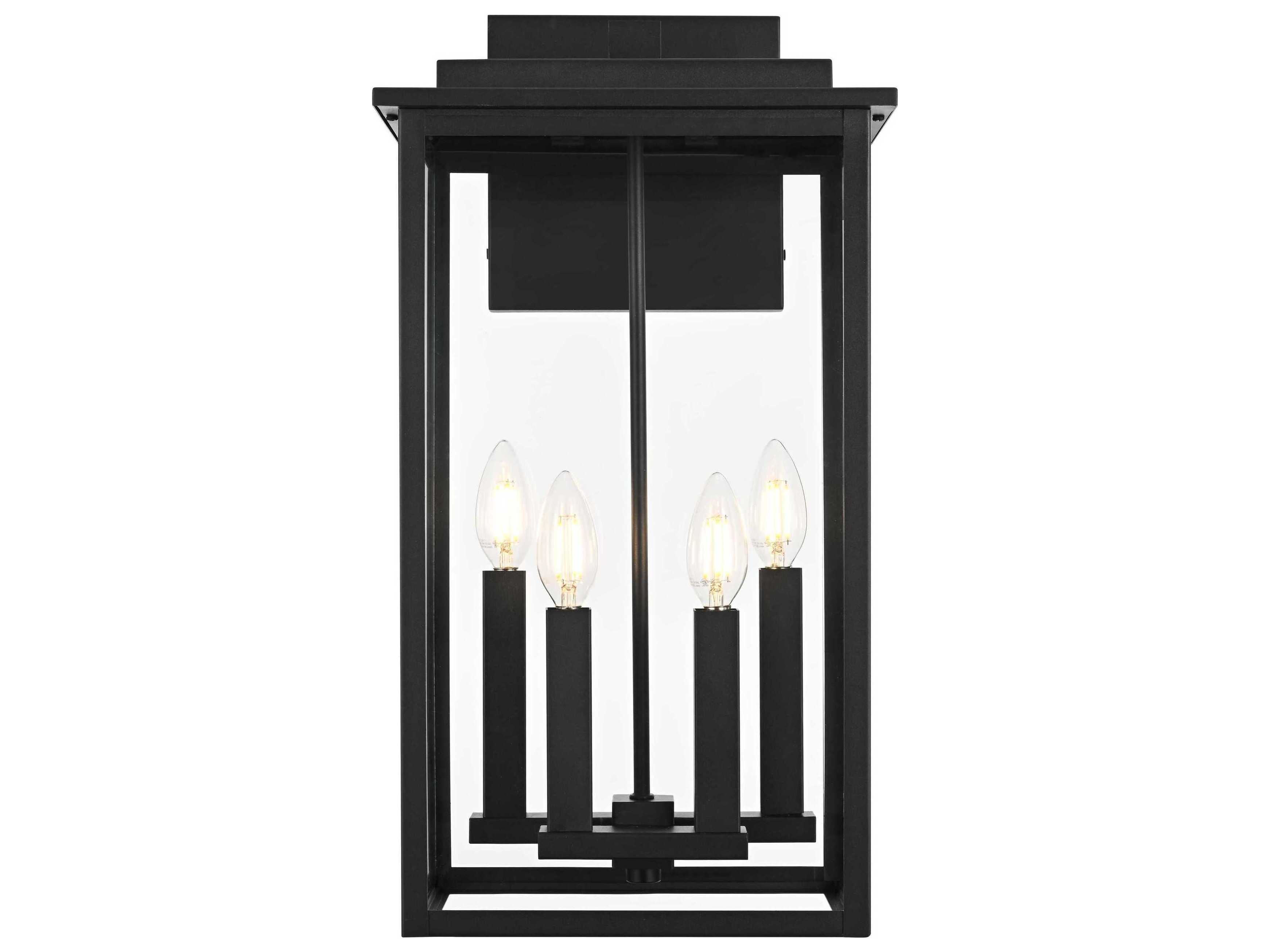 Elegant Lighting Kaysen 4-Light Outdoor Wall Light