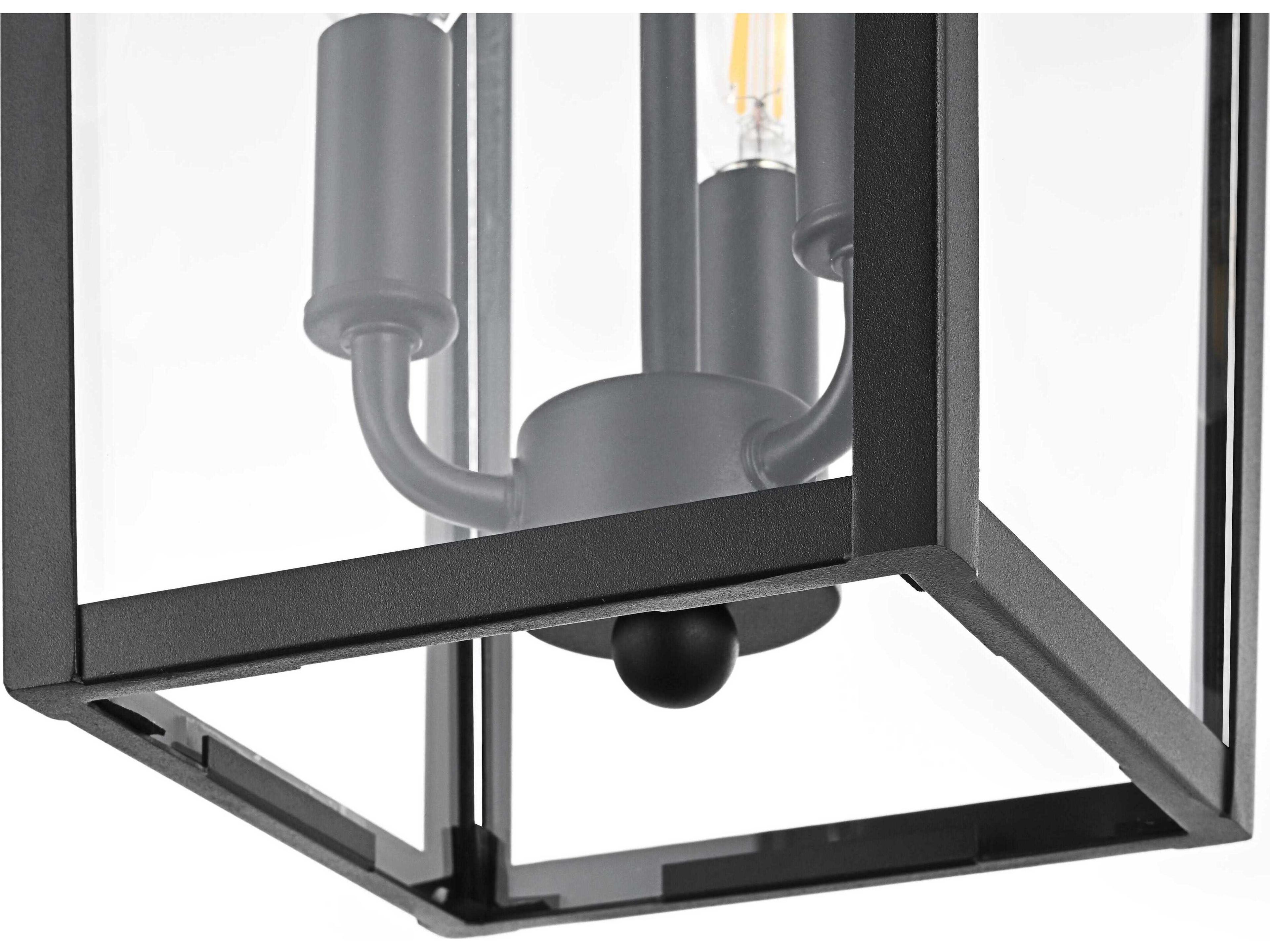 Elegant Lighting Riggs 3-Light Outdoor Hanging Light