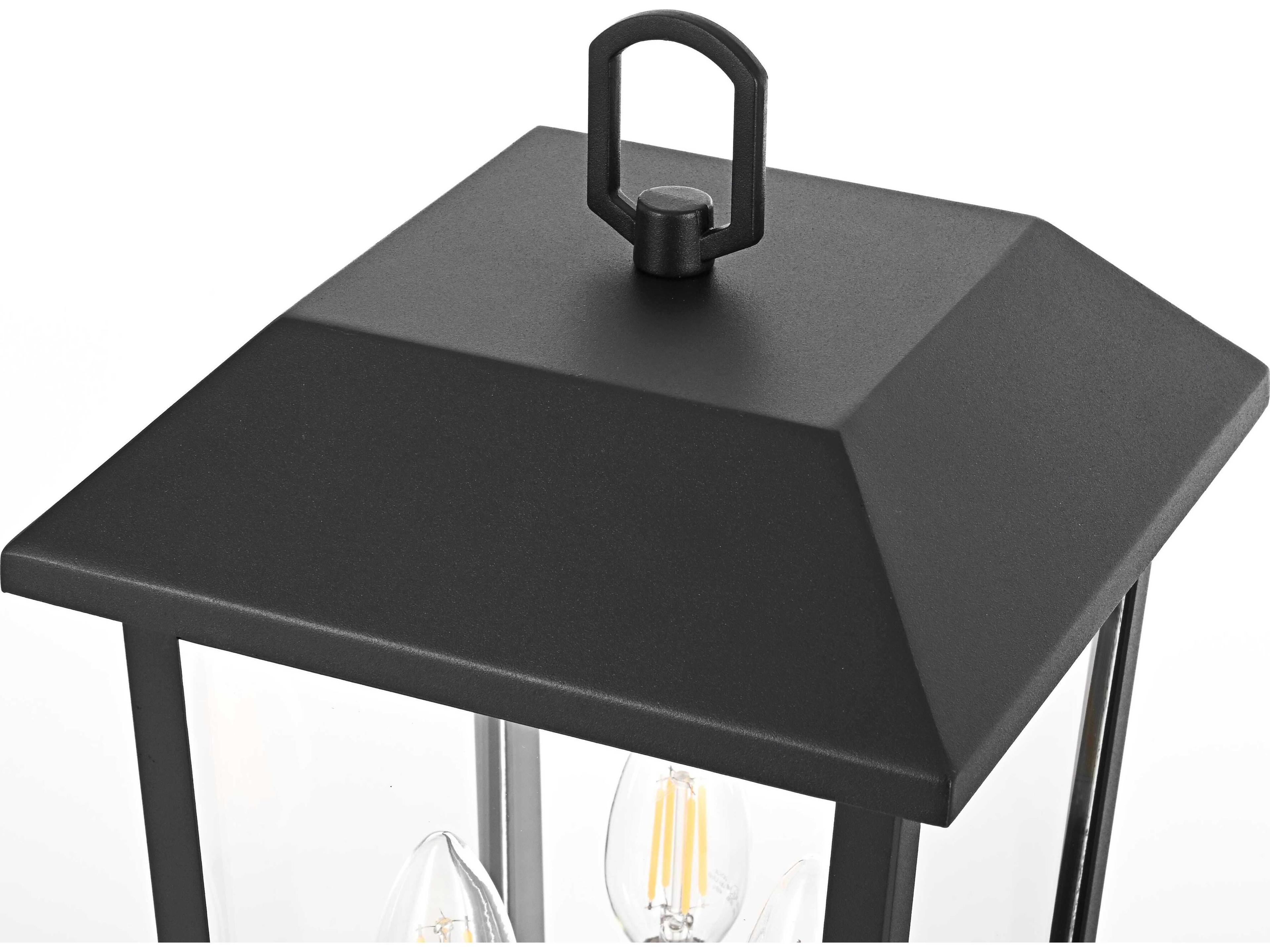 Elegant Lighting Riggs 3-Light Outdoor Post Light