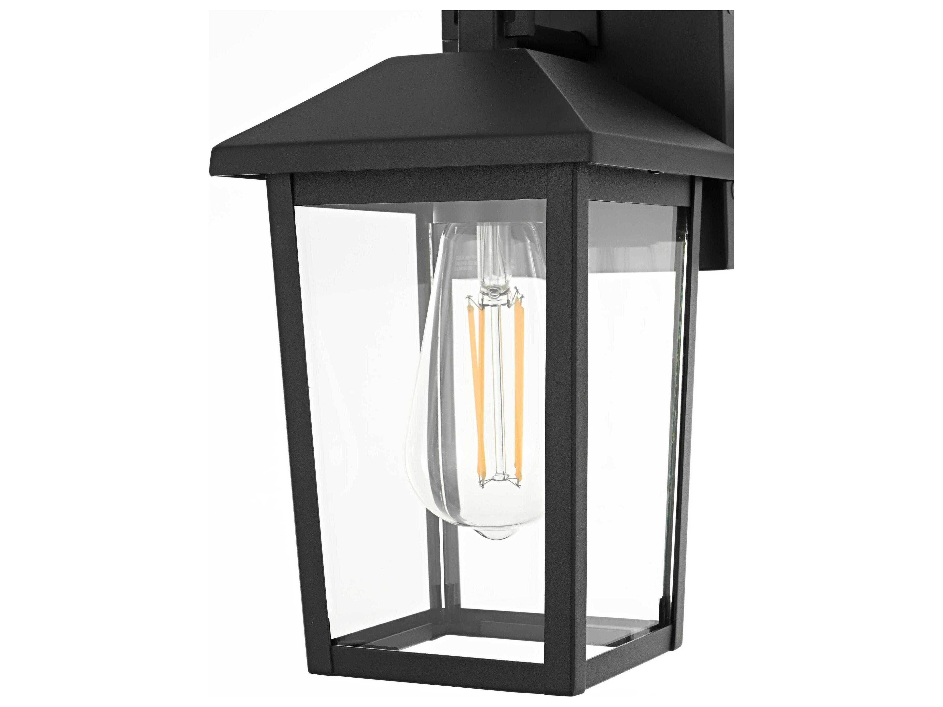 Elegant Lighting Riggs 1-Light Outdoor Wall Light