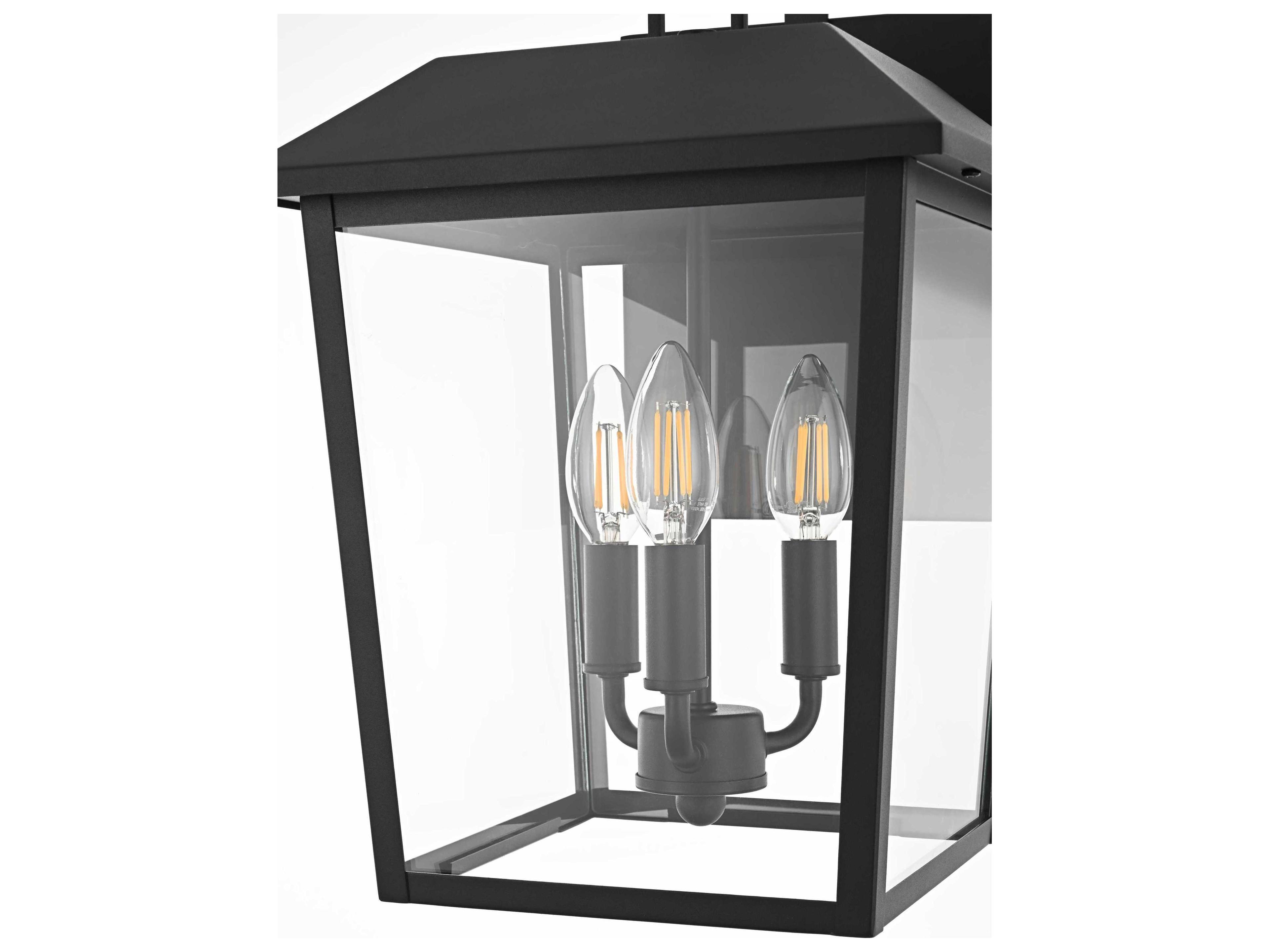 Elegant Lighting Riggs 3-Light Outdoor Wall Light