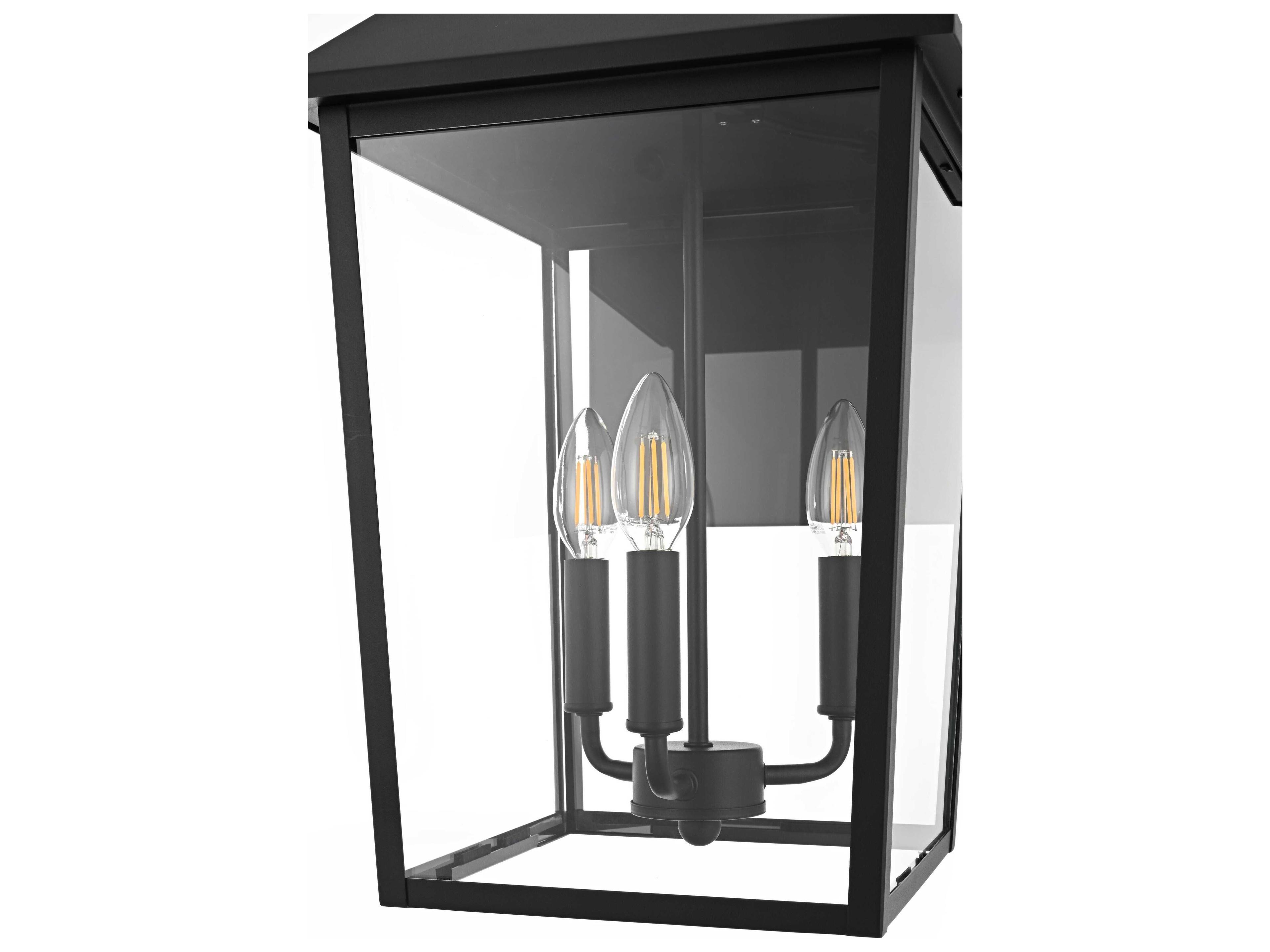 Elegant Lighting Riggs 3-Light Outdoor Wall Light